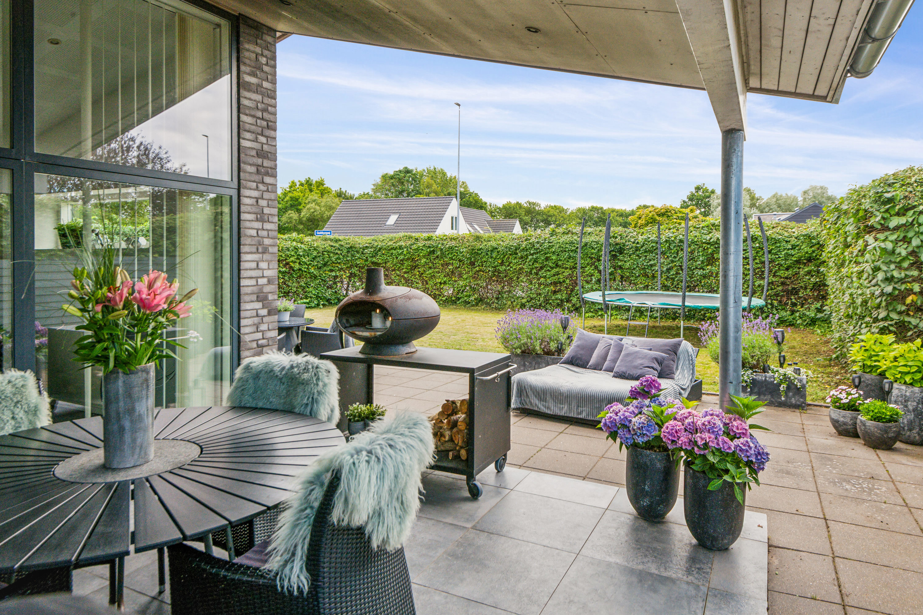 Fremhævet terrasse billede i fuldskærmstilstand. Billede af Guldborgvej 1, 9000 Aalborg