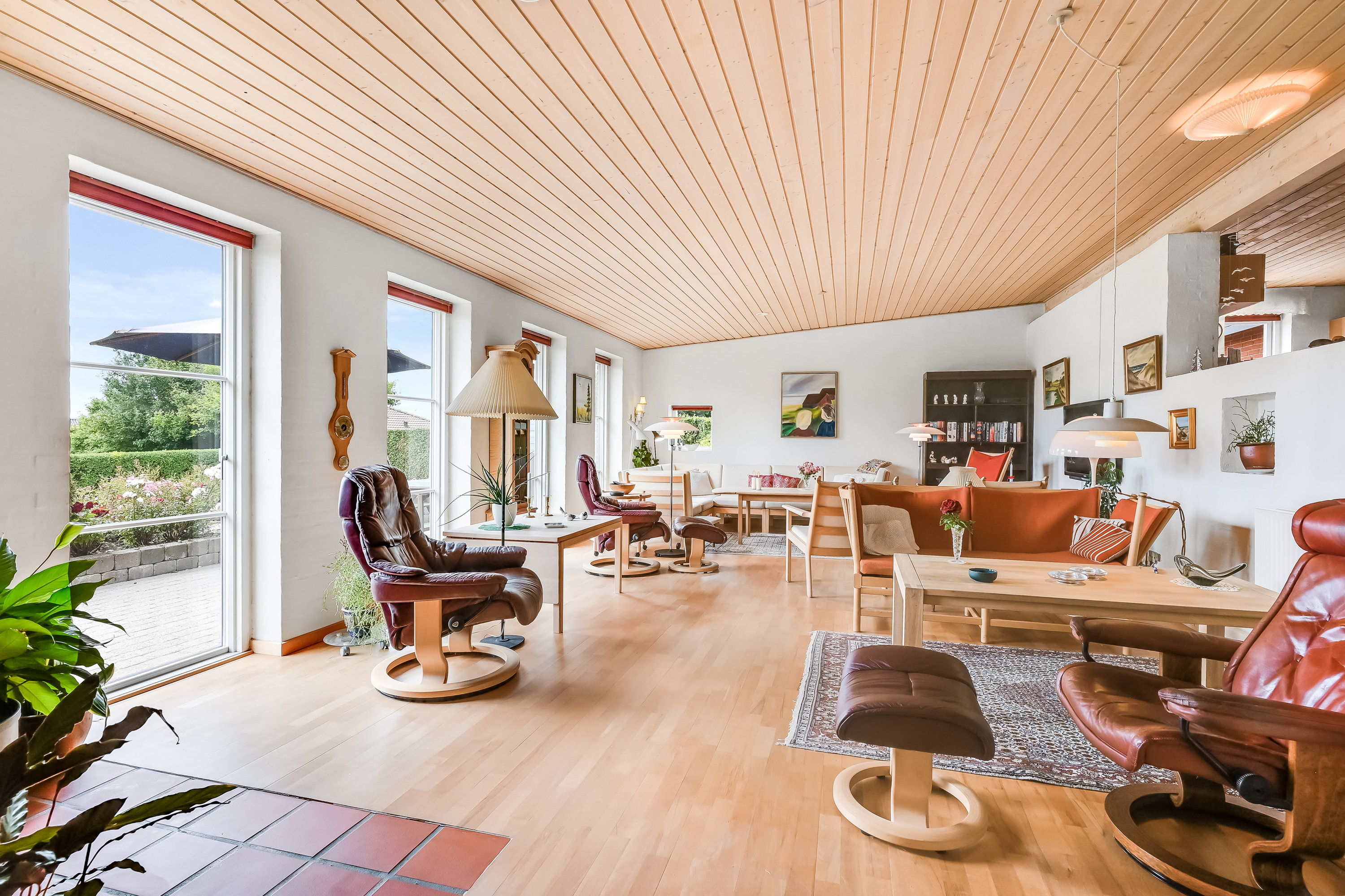 Fremhævet stue billede i fuldskærmstilstand. Billede af Drosselvej 25, 7650 Bøvlingbjerg