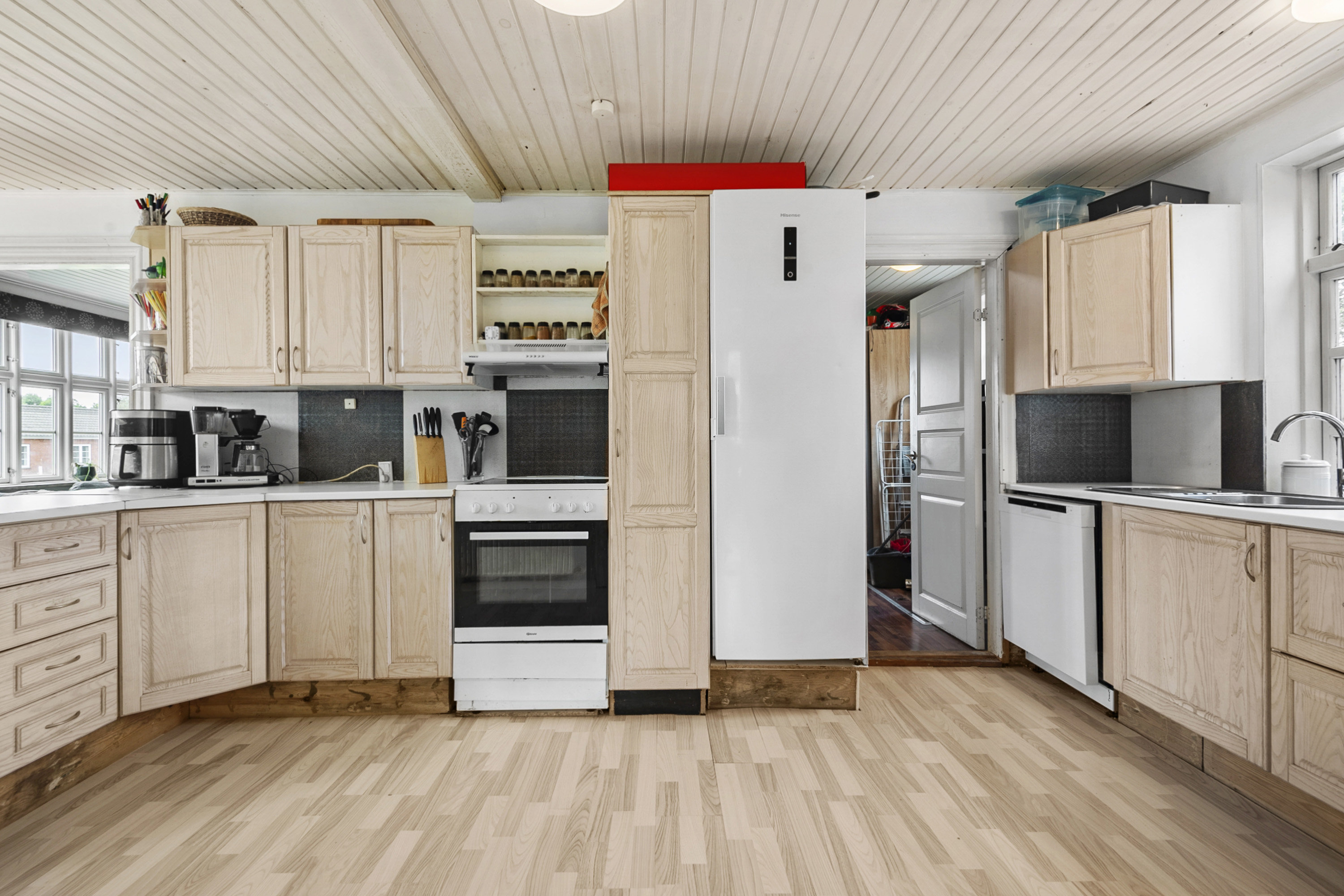 Fremhævet køkken billede i fuldskærmstilstand. Billede af Kirkegade 16, Alslev, 6800 Varde