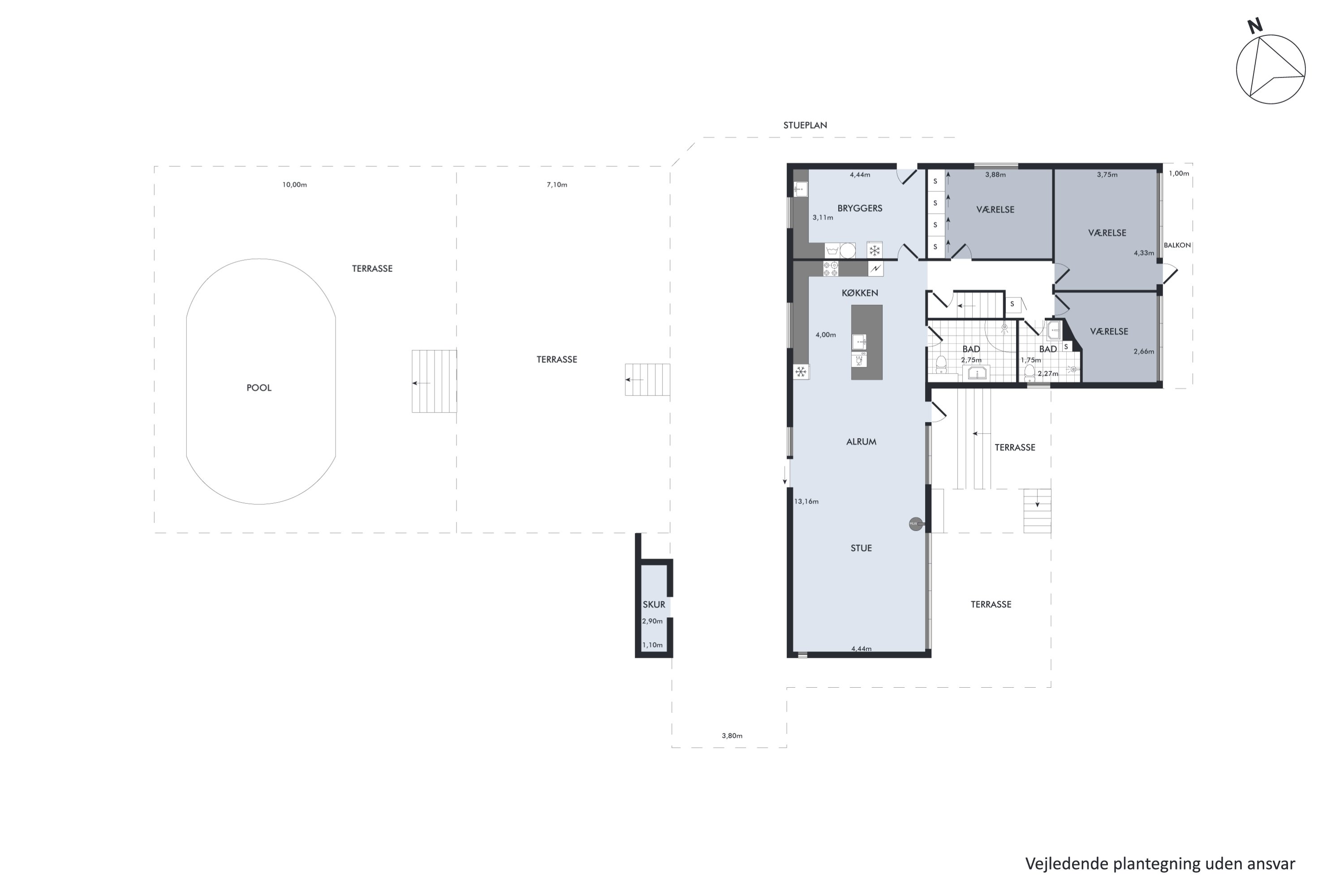 Plantegninger billede af Vedbæksalle 46, 8700 Horsens