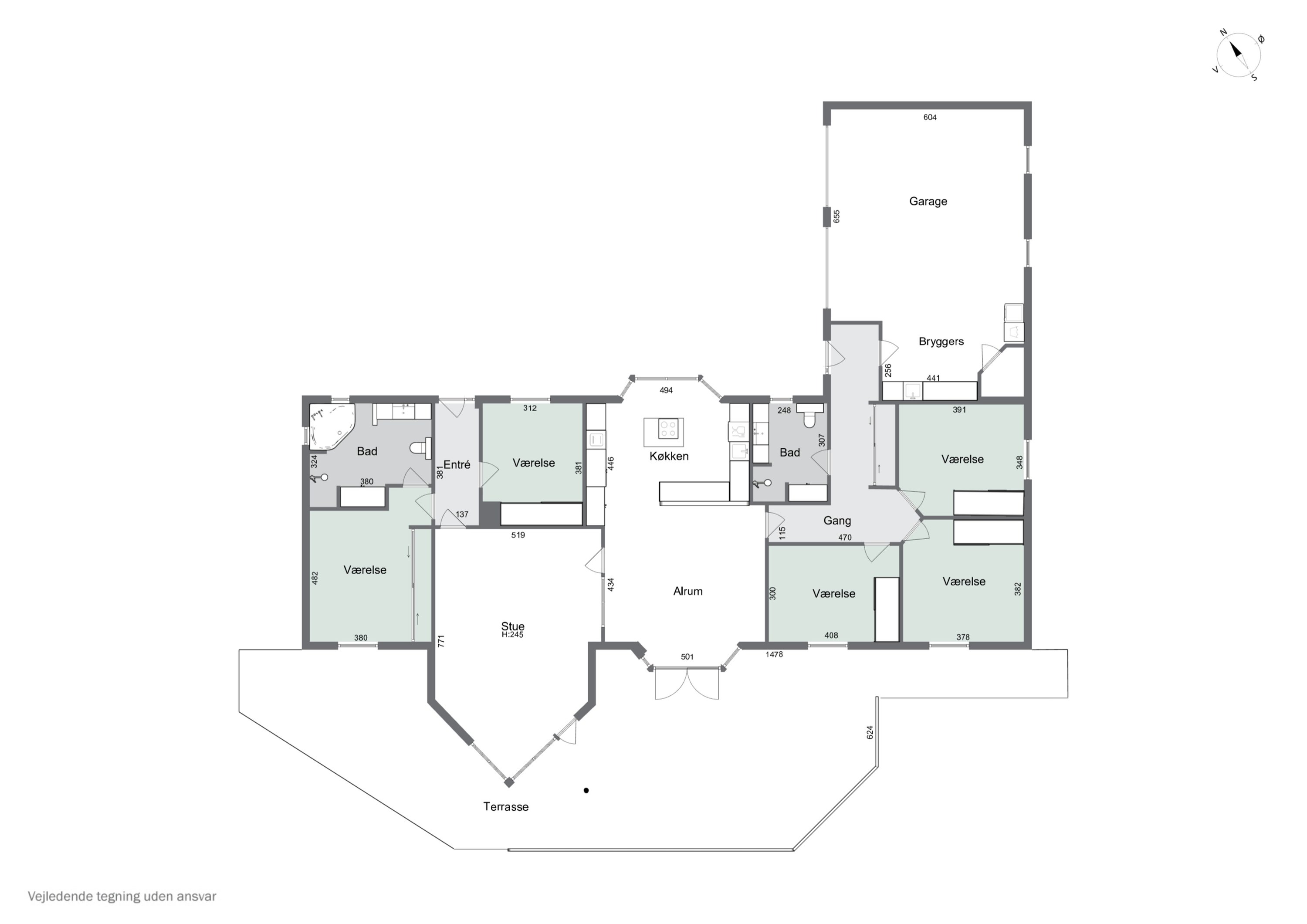 Plantegninger billede af Bakkegårds Allé 71, 5550 Langeskov