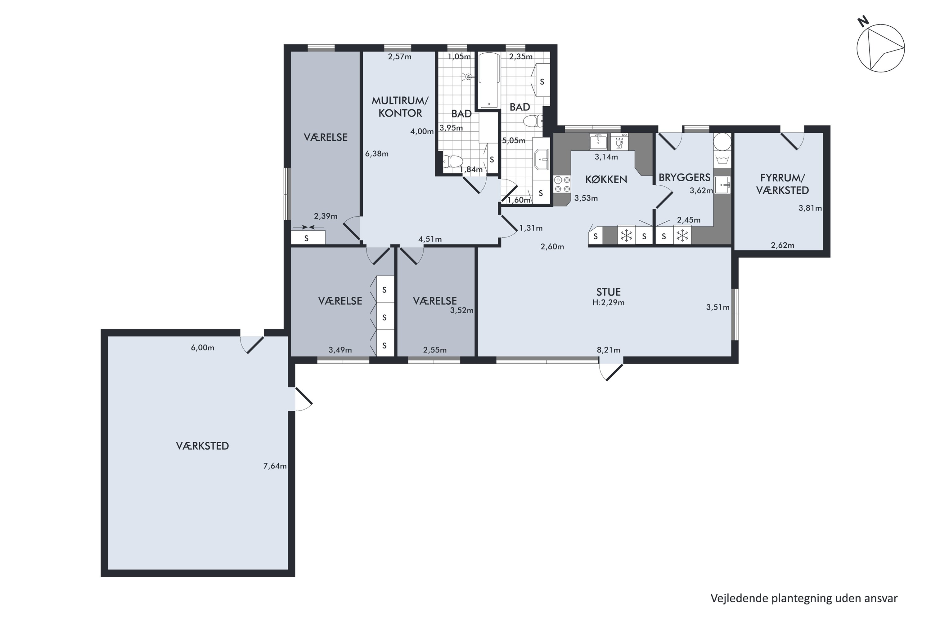 Plantegninger billede af Grønningen 9, Tåstrup, 8410 Rønde