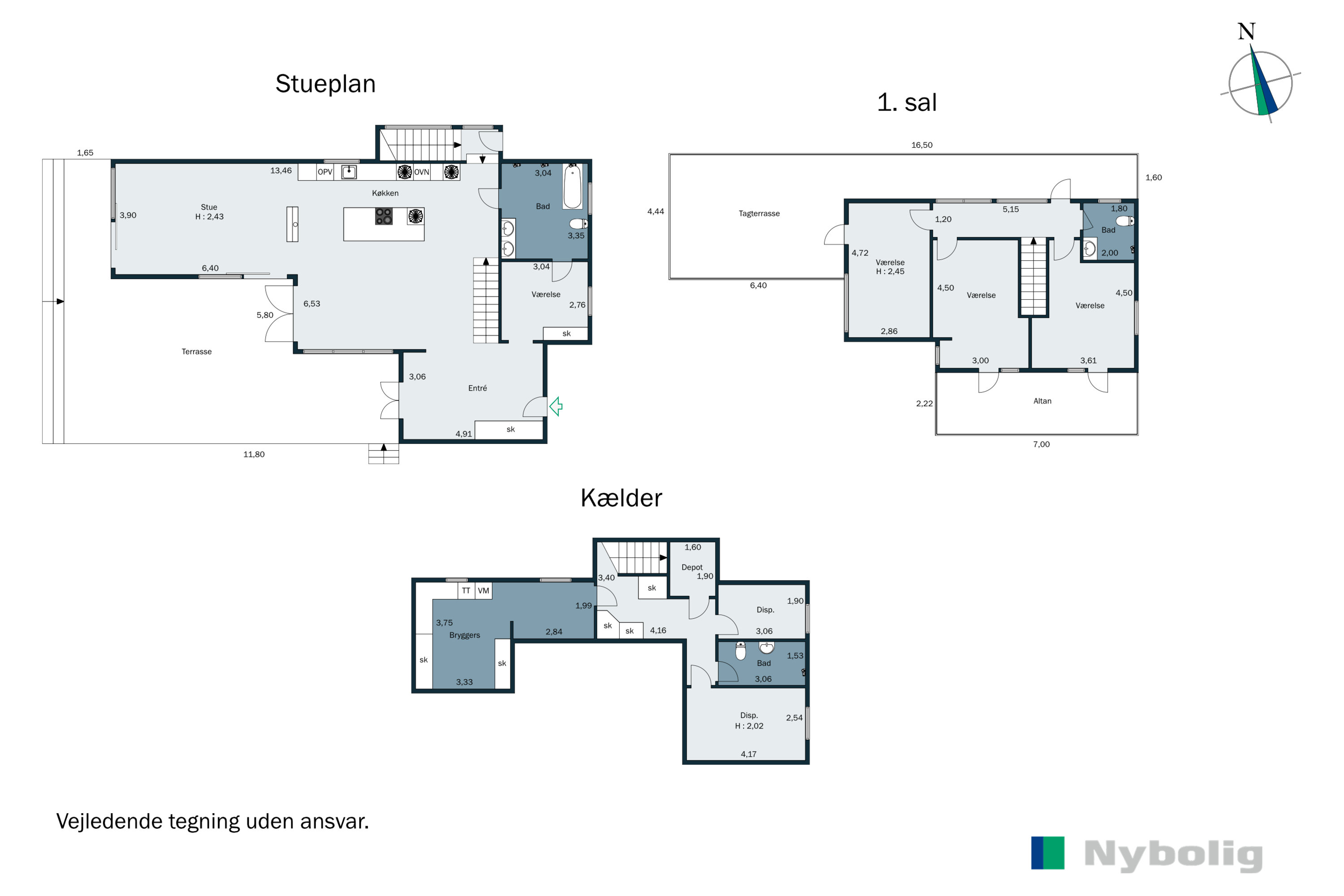 Plantegninger billede af Hovmarksvej 49, 2920 Charlottenlund