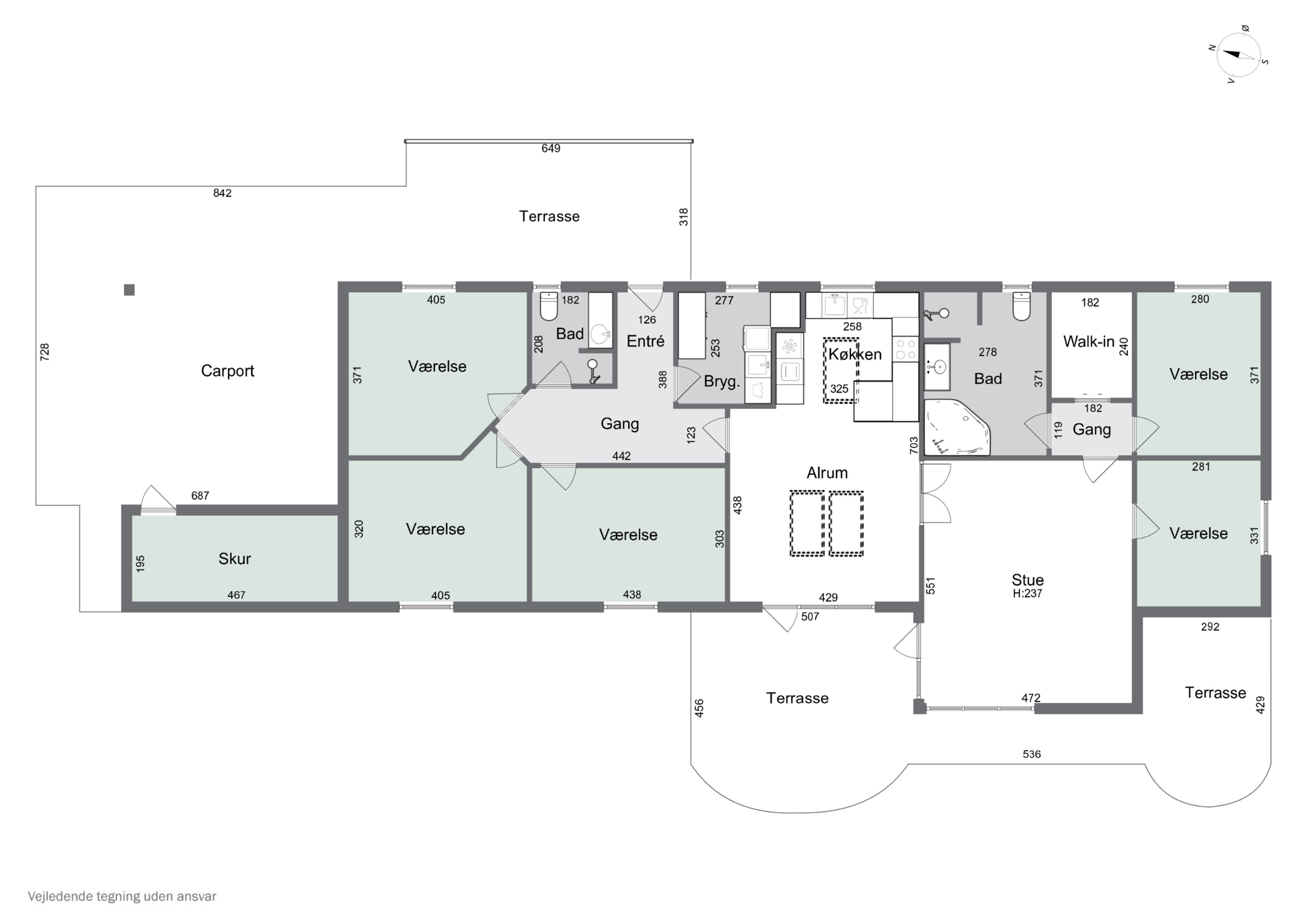 Plantegninger billede af Bjerringbrovej 111, 2610 Rødovre