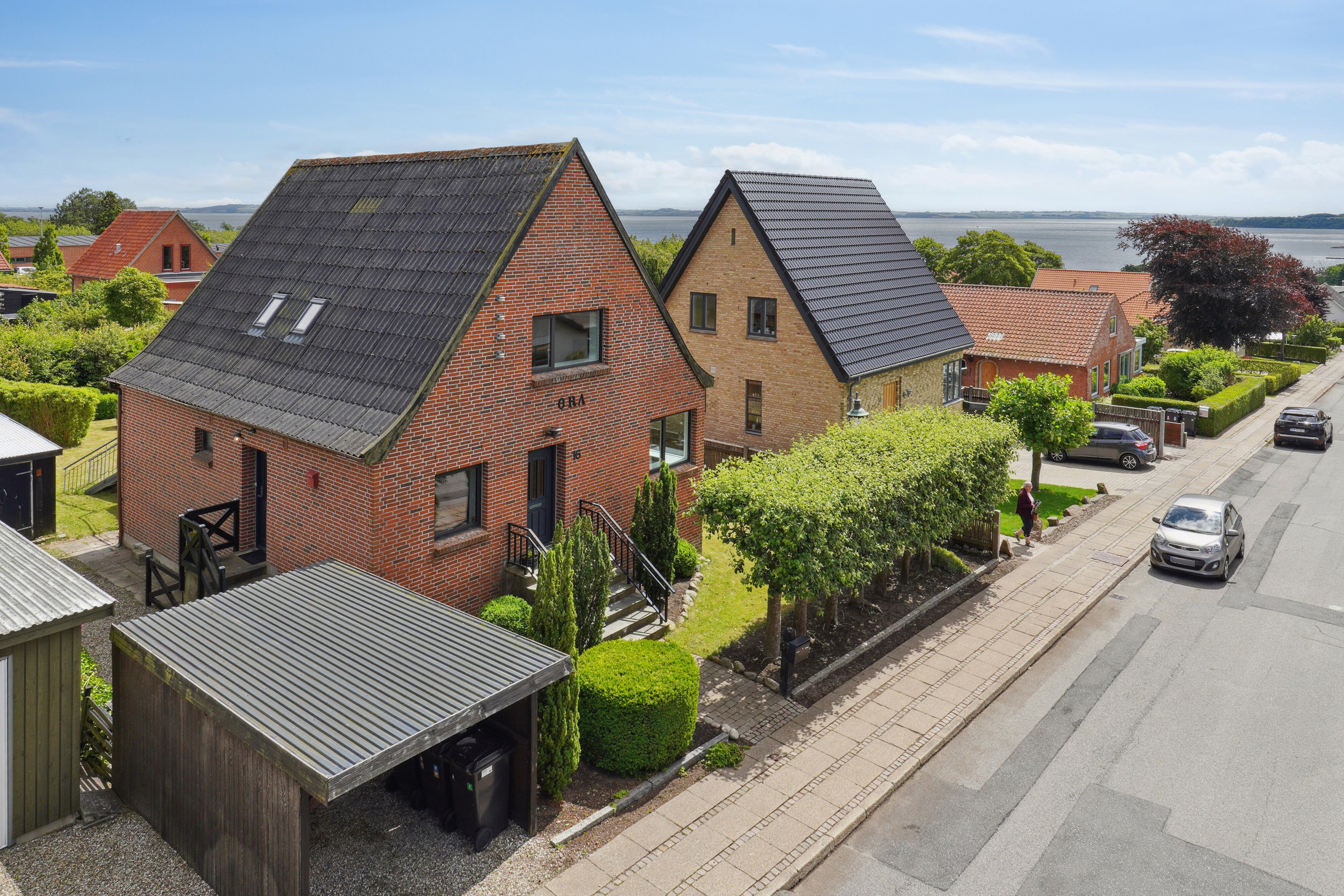 Fremhævet set fra vejen billede i fuldskærmstilstand. Billede af Thykiersvej 16, Tingstrup, 7700 Thisted