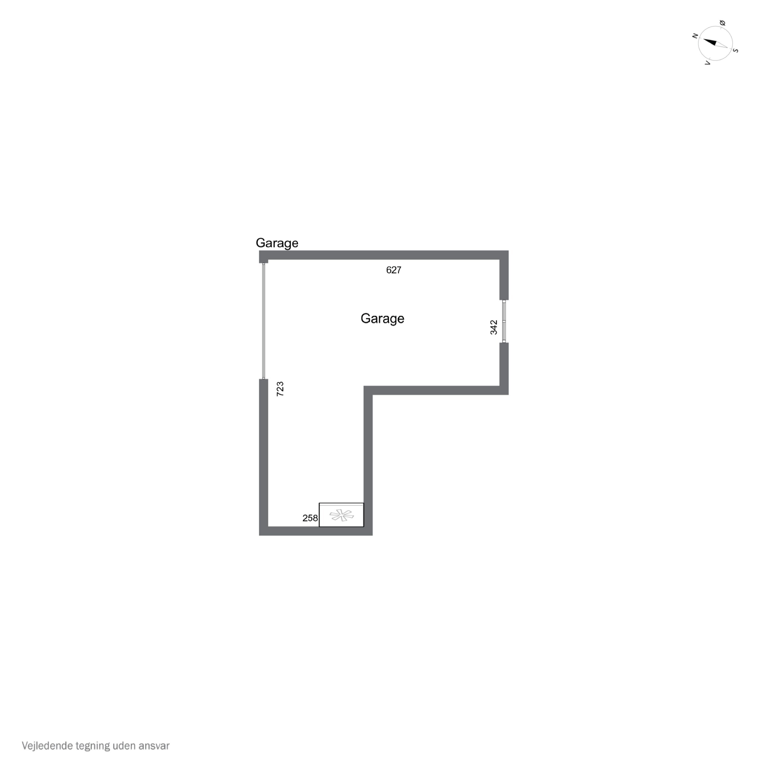 Plantegninger billede af Skolegade 5, Sdr Hygum, 6630 Rødding