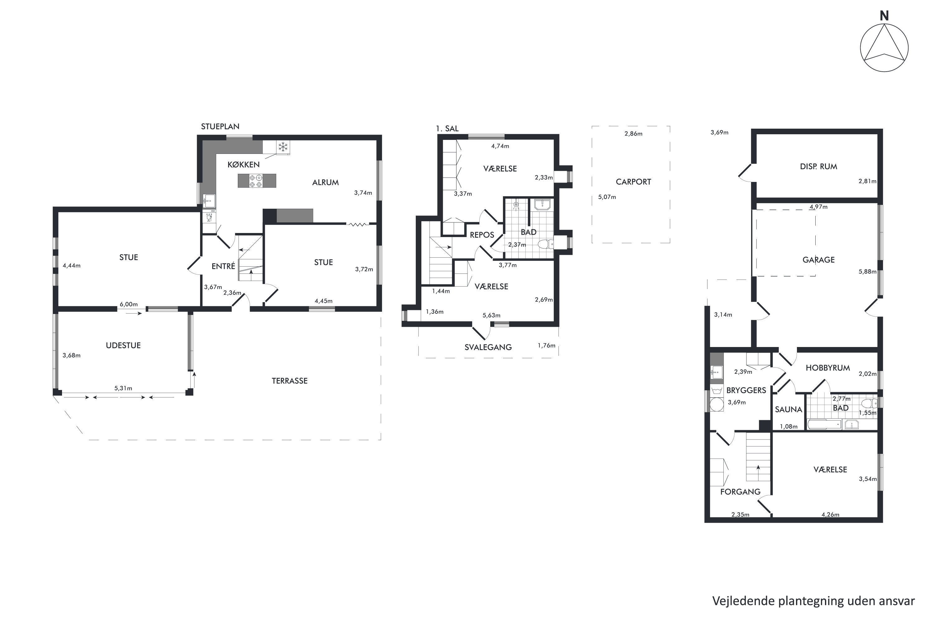 Plantegninger billede af Holstebrovej 50, 8800 Viborg