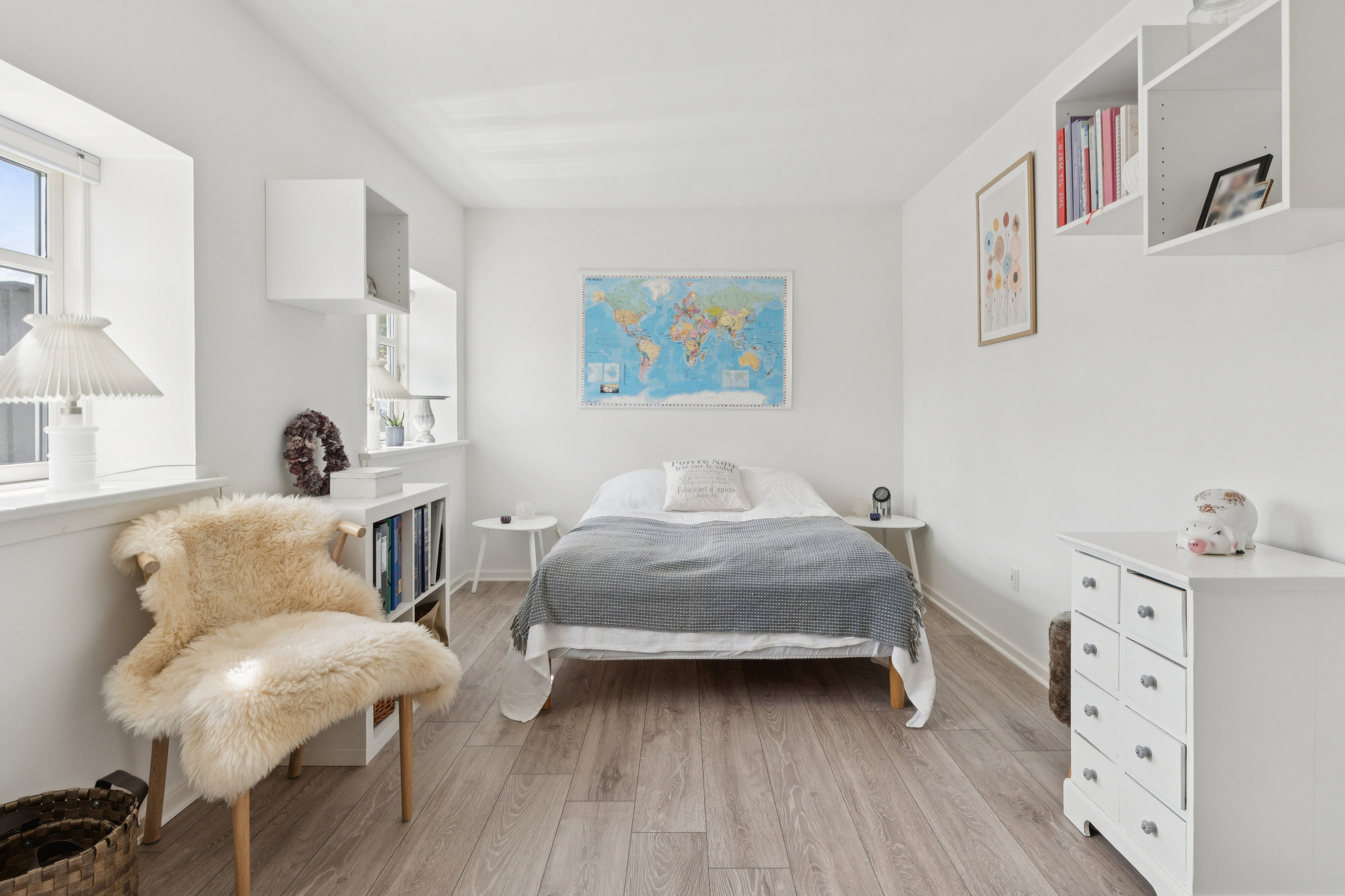 Fremhævet soveværelse billede i fuldskærmstilstand. Billede af Kingosvej 7, 9800 Hjørring