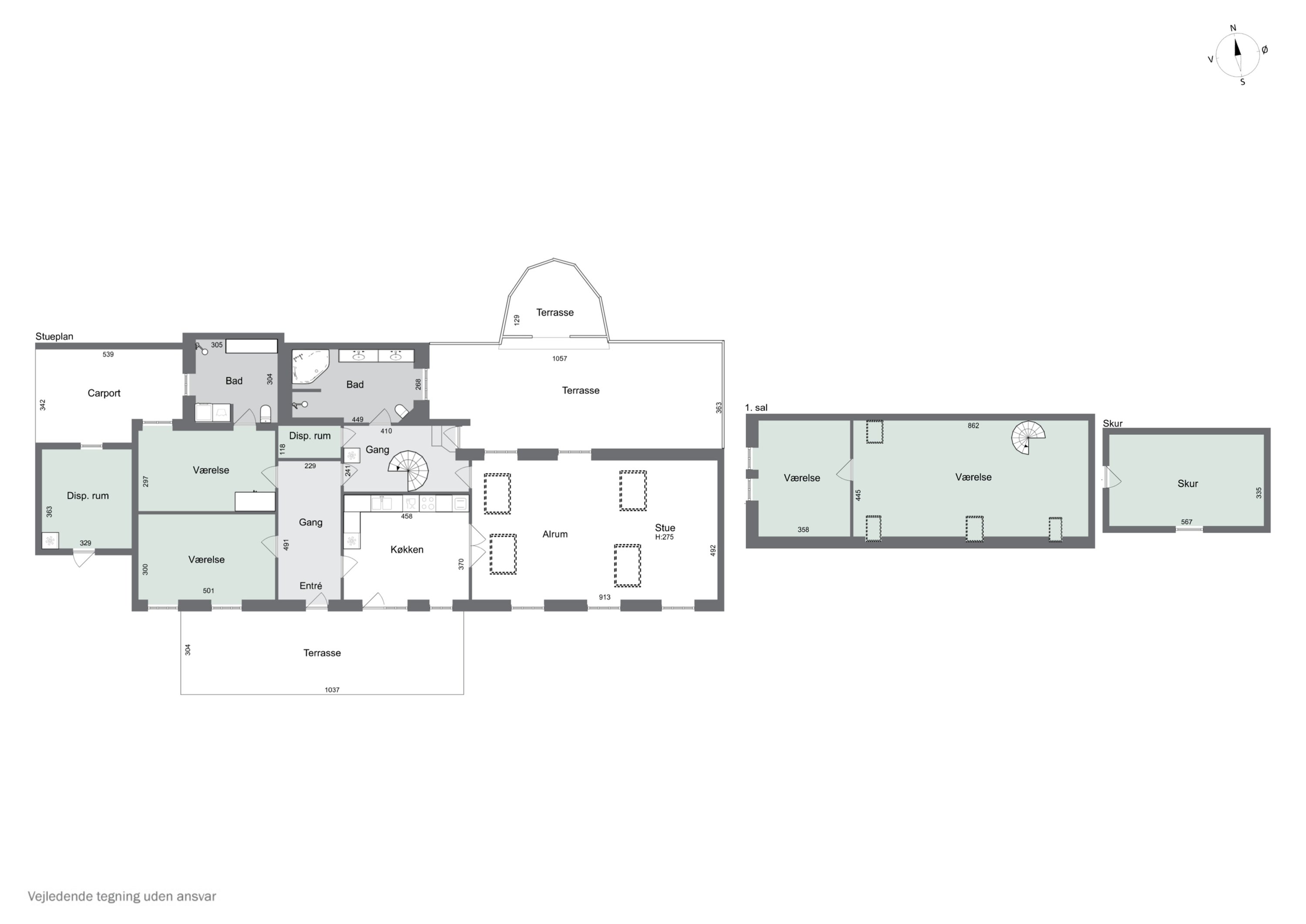 Plantegninger billede af Kingosvej 7, 9800 Hjørring