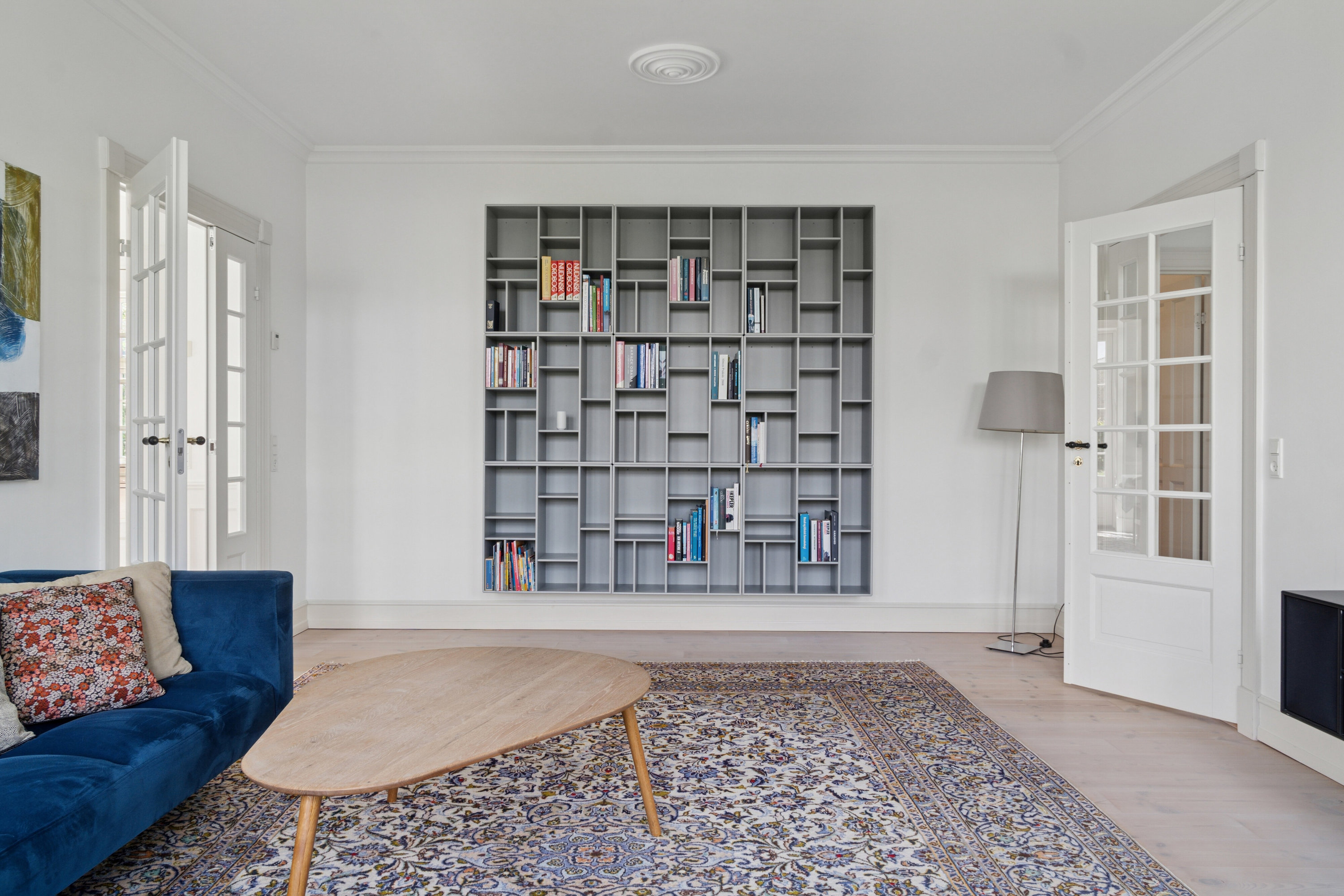 Fremhævet stue billede i fuldskærmstilstand. Billede af Vestergårdsvangen 102, Stavtrup, 8260 Viby J