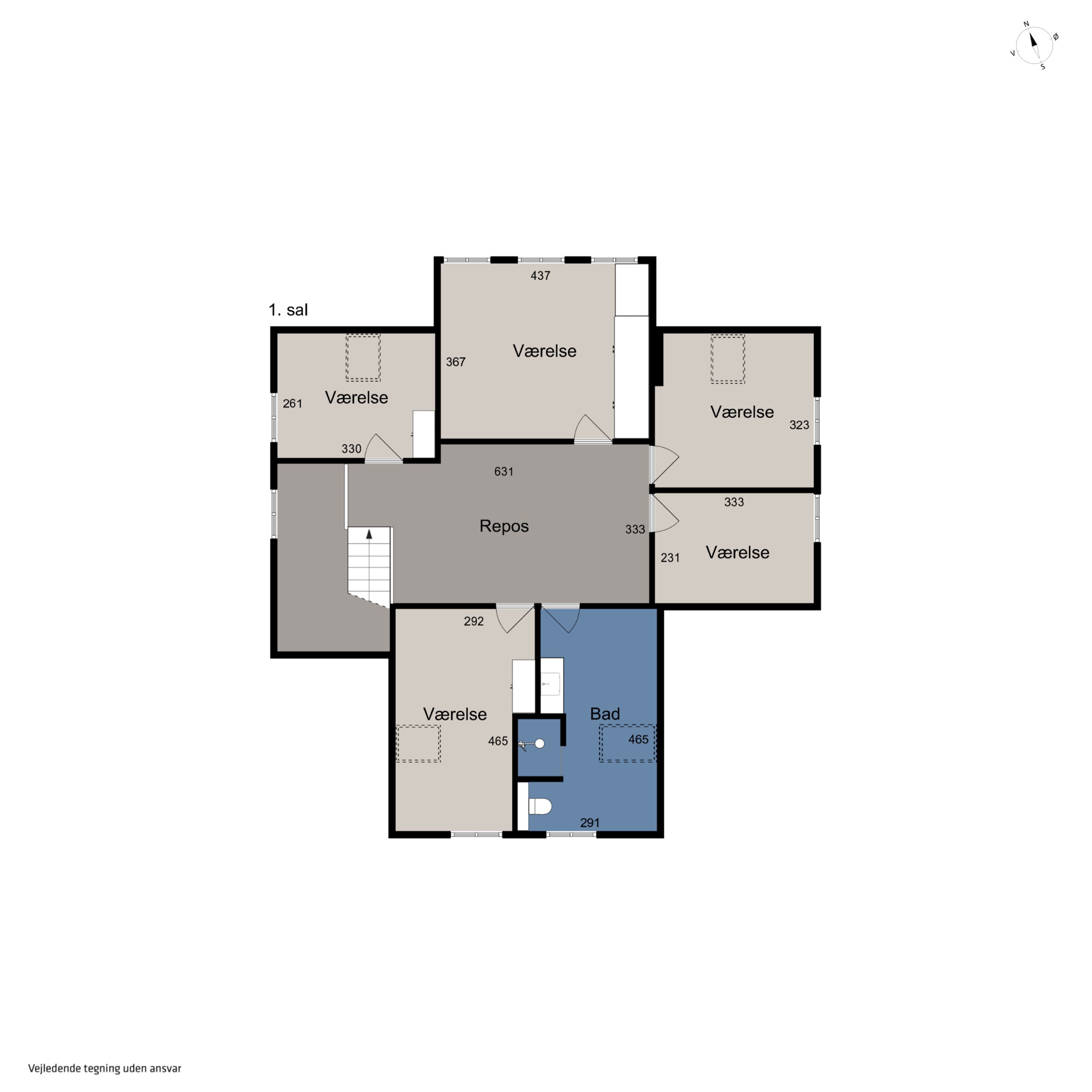 Plantegninger billede af Vestergårdsvangen 102, Stavtrup, 8260 Viby J