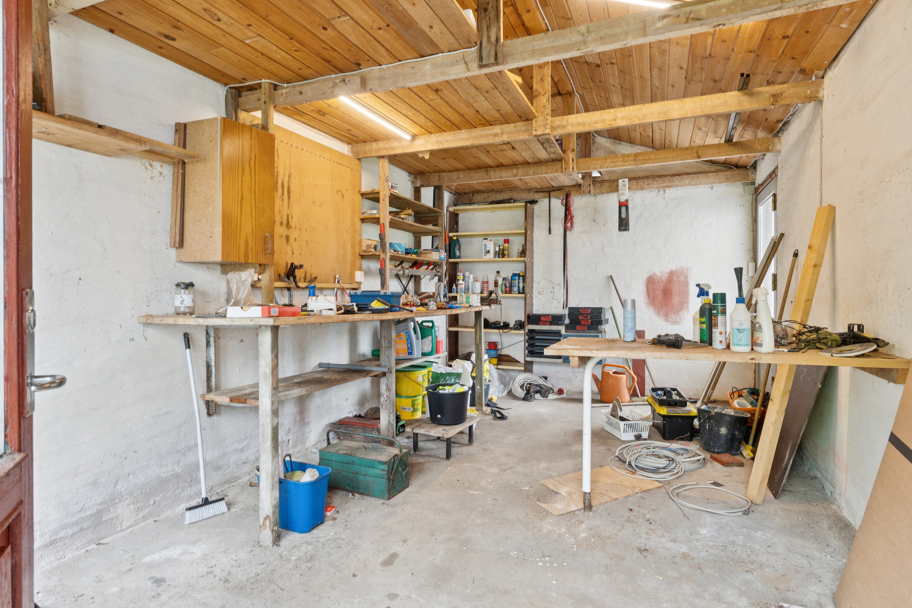 Fremhævet garage billede i fuldskærmstilstand. Billede af Tislumvej 5, Hørmested, 9870 Sindal