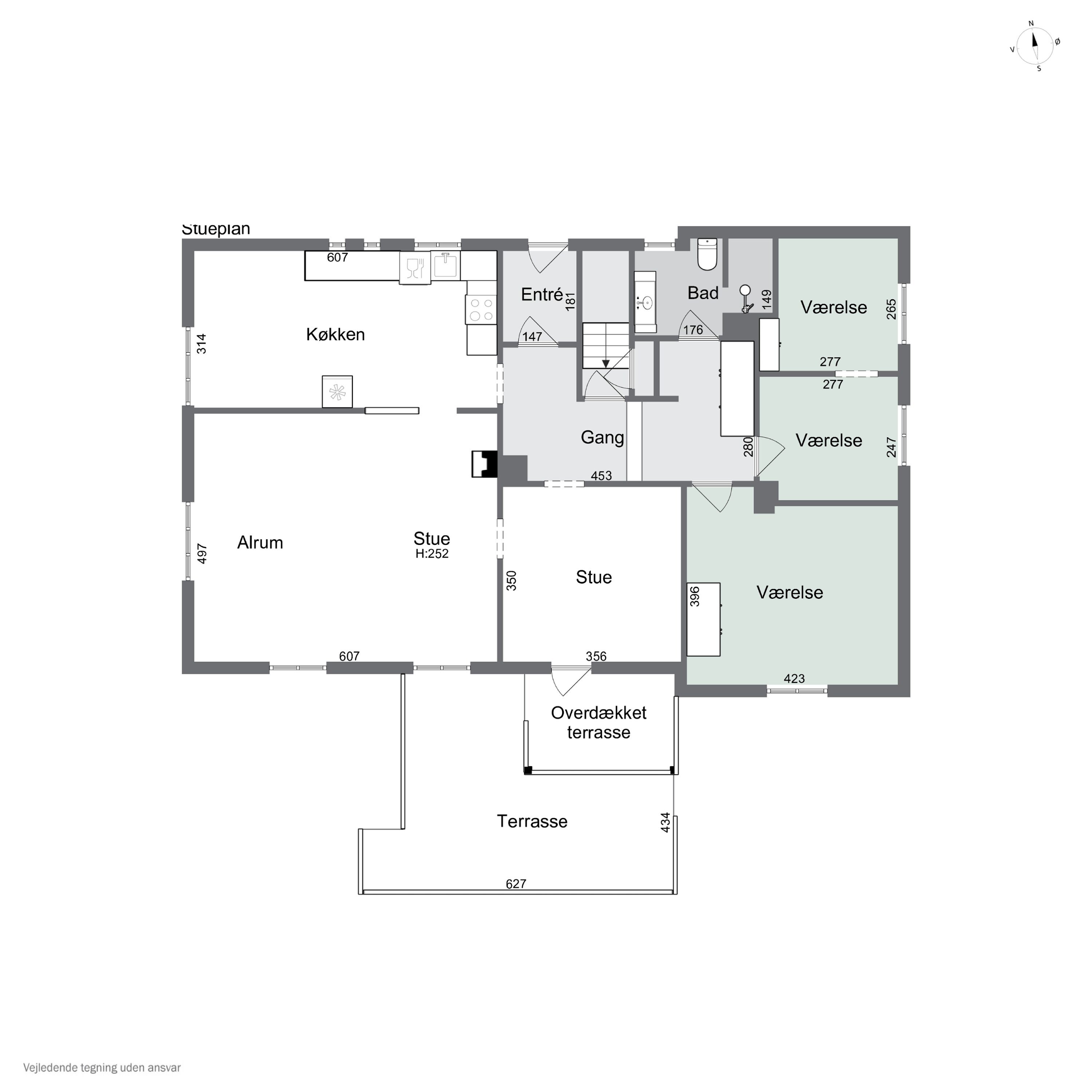 Plantegninger billede af Tislumvej 5, Hørmested, 9870 Sindal
