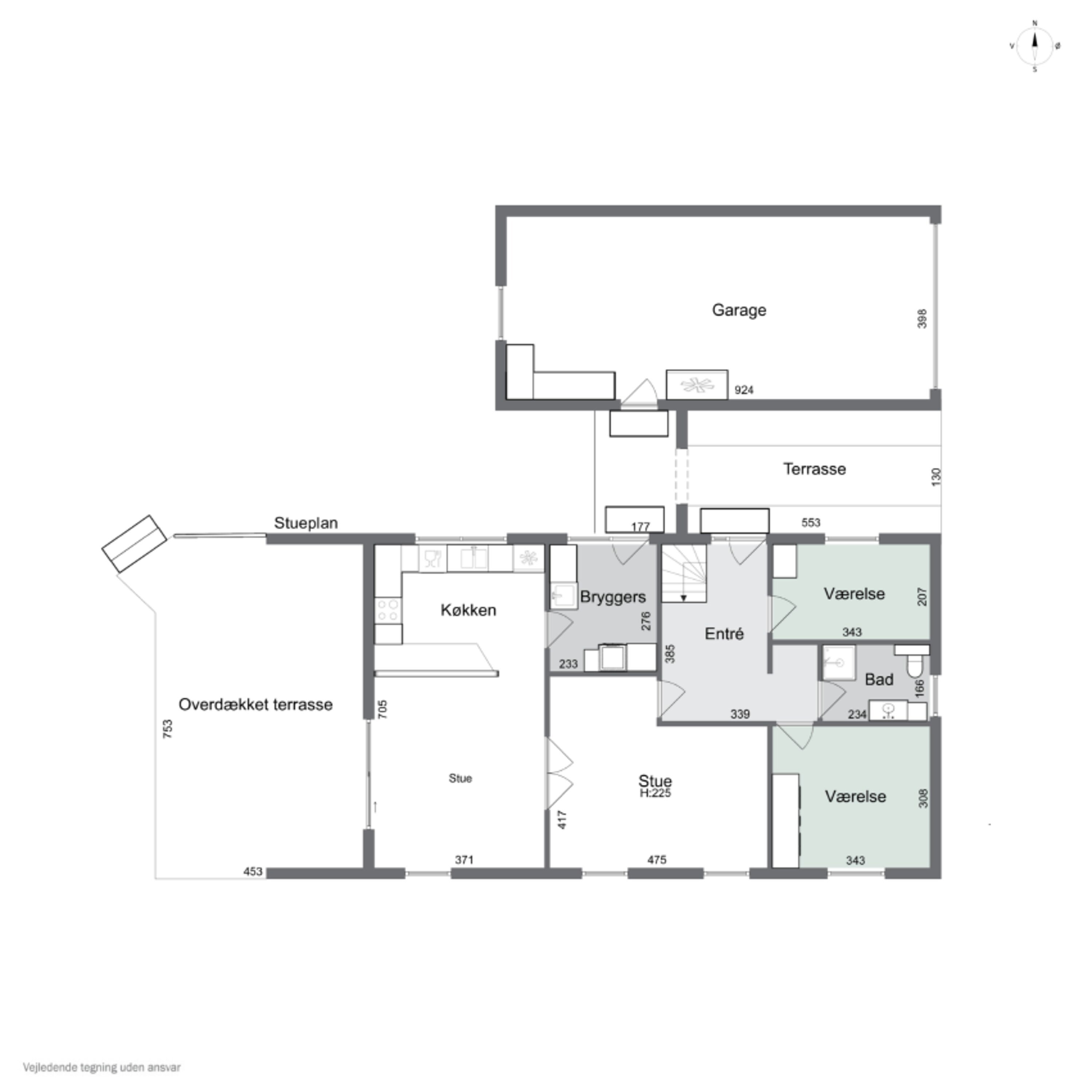 Plantegninger billede af Rugårdsvej 3, 9800 Hjørring