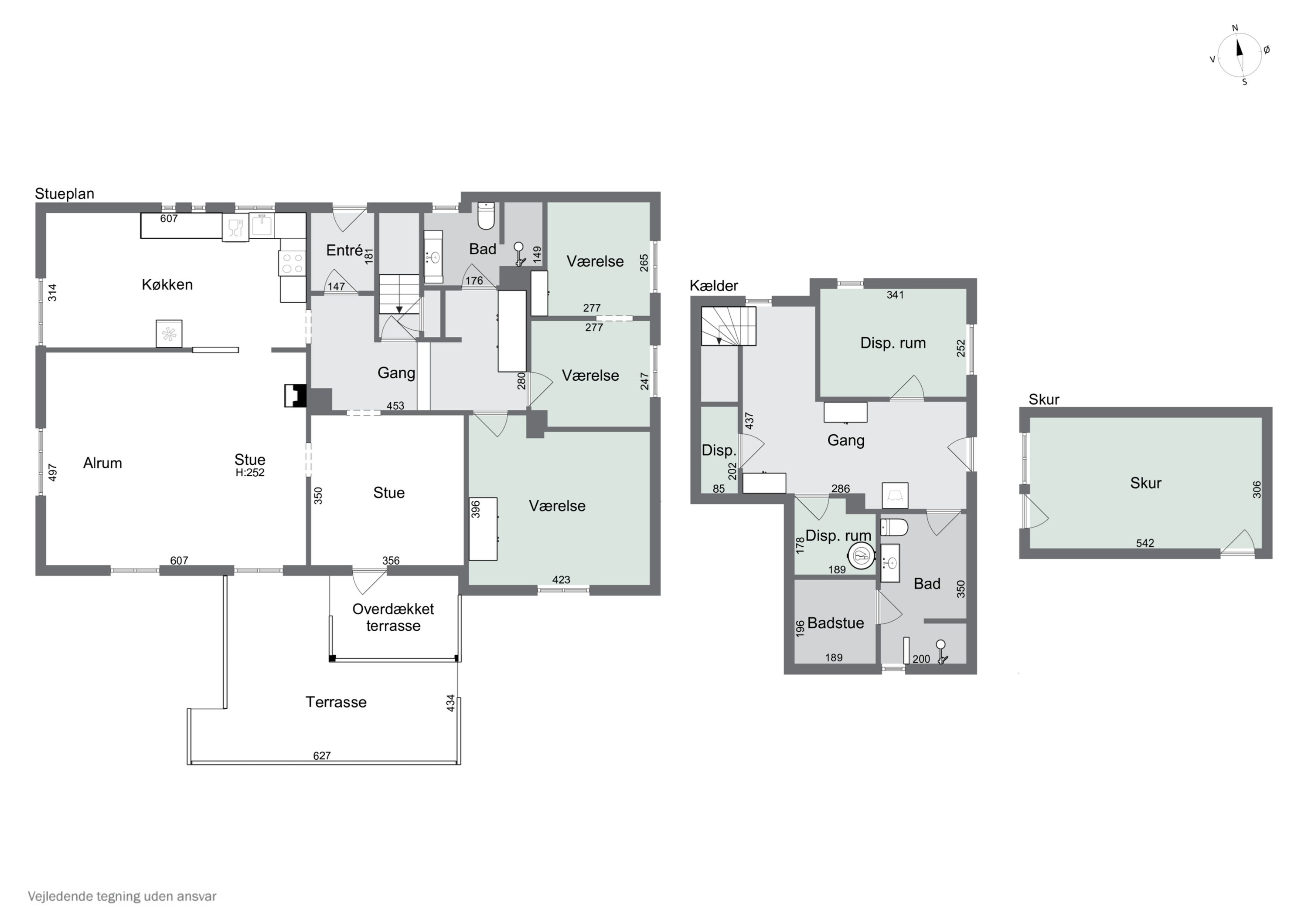 Plantegninger billede af Tislumvej 5, Hørmested, 9870 Sindal