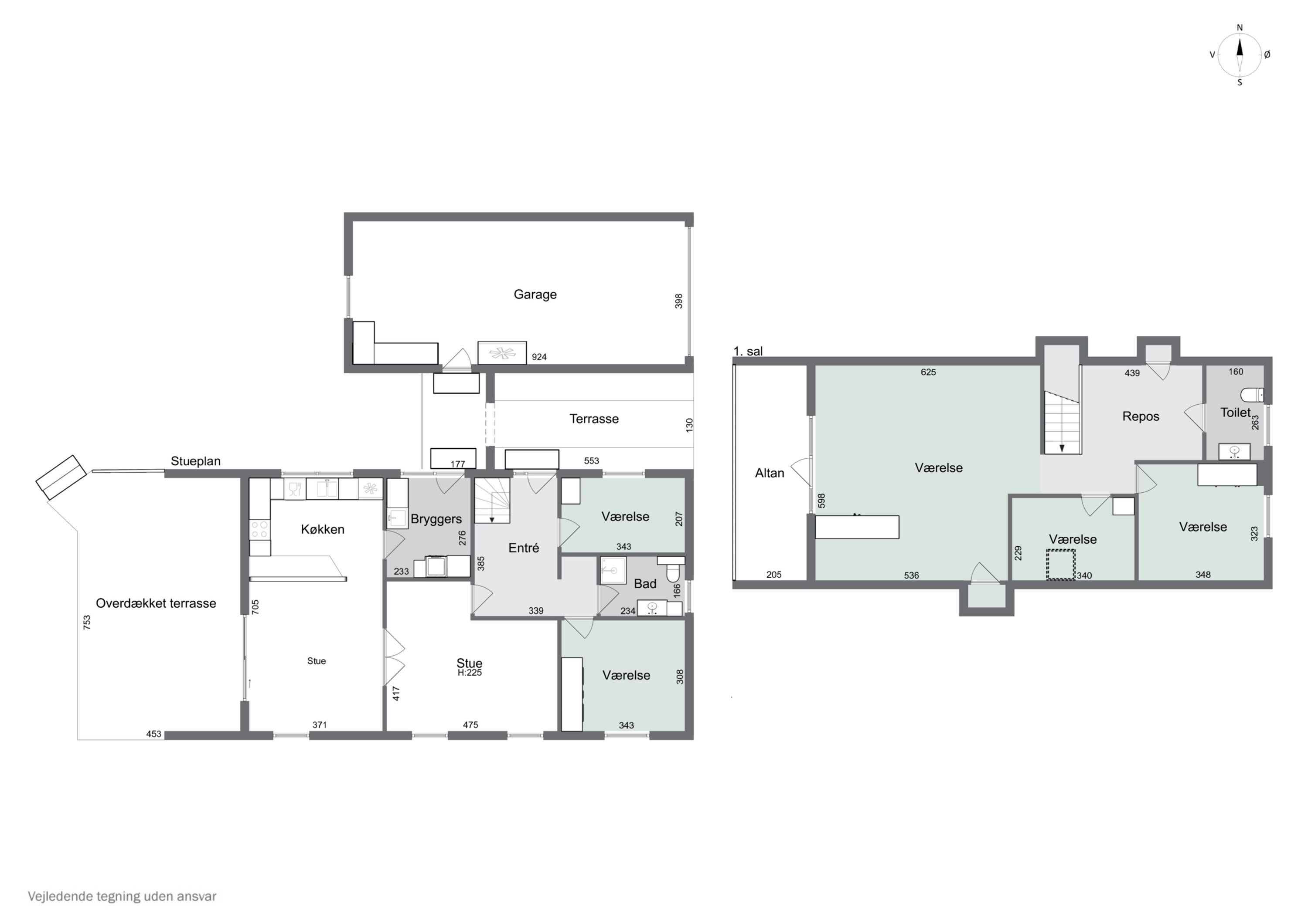 Plantegninger billede af Rugårdsvej 3, 9800 Hjørring