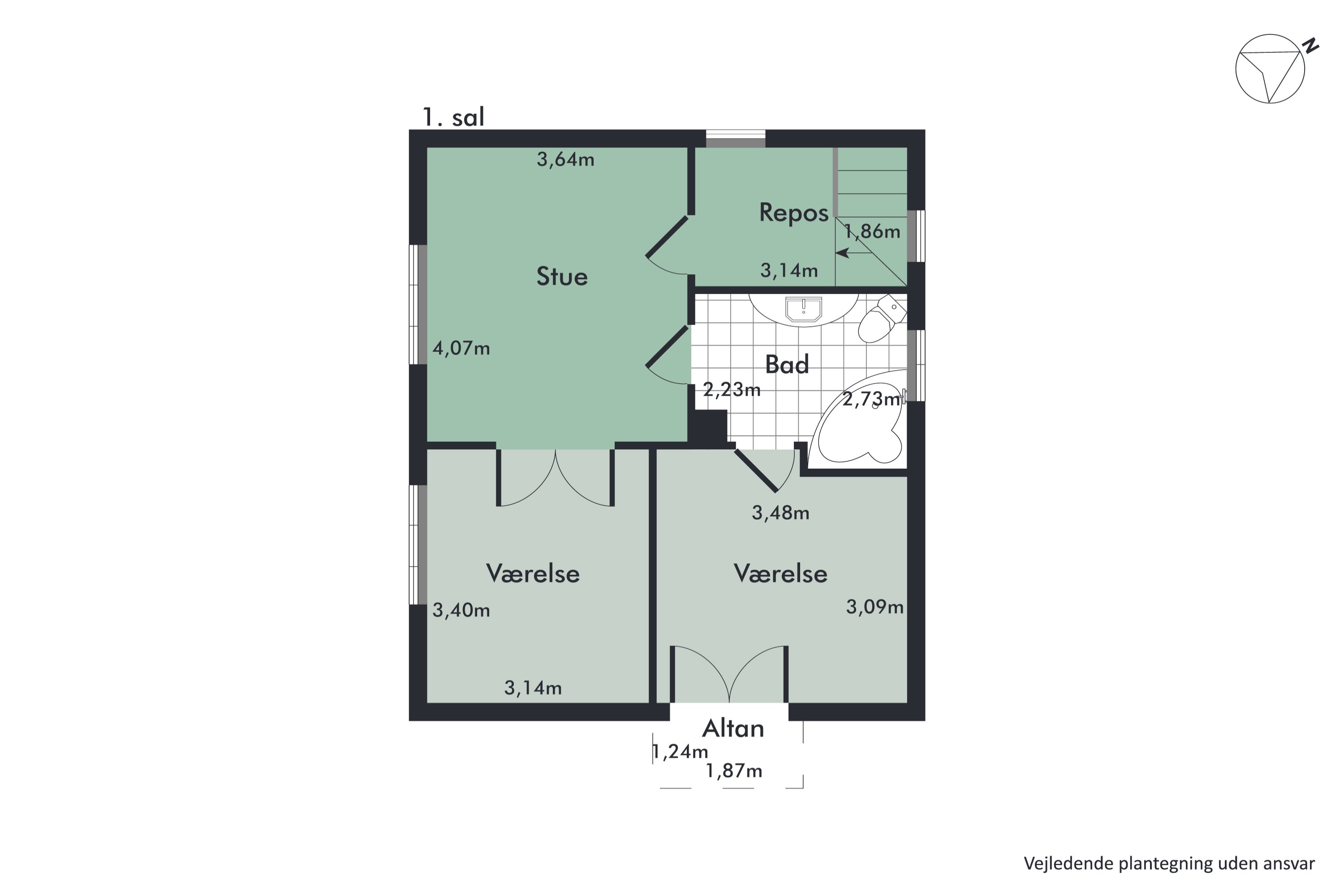 Plantegninger billede af Frederiksdal Alle 20, 7800 Skive