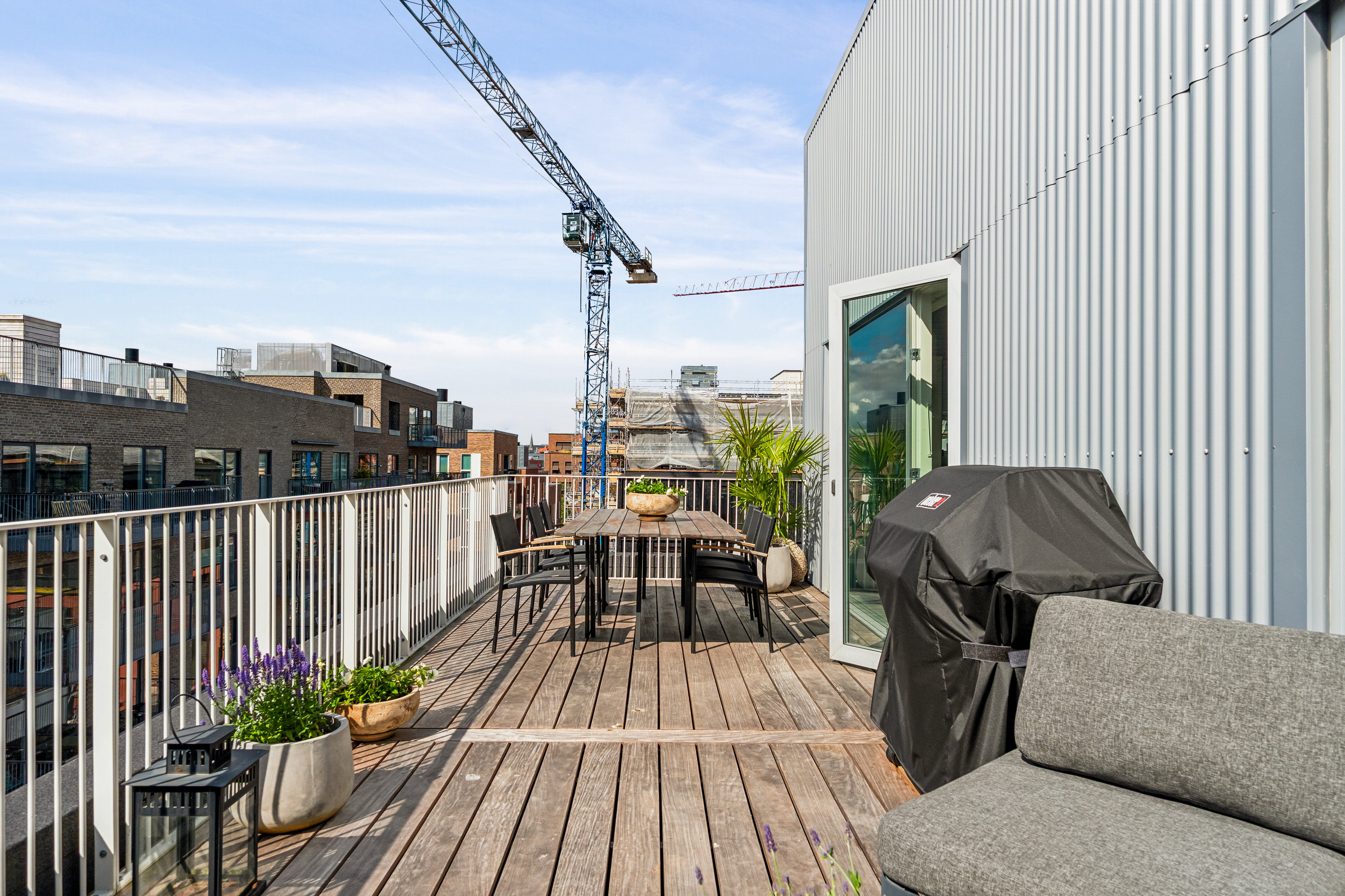 Fremhævet terrasse billede i fuldskærmstilstand. Billede af Trelleborggade 15, 3. 2., 2150 Nordhavn