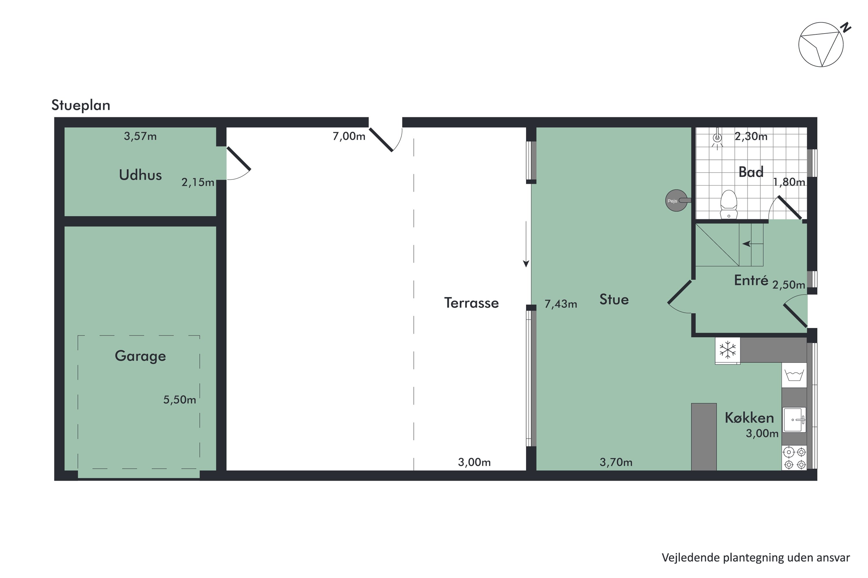 Plantegninger billede af Kongeparken 17, Koldkær, 9370 Hals