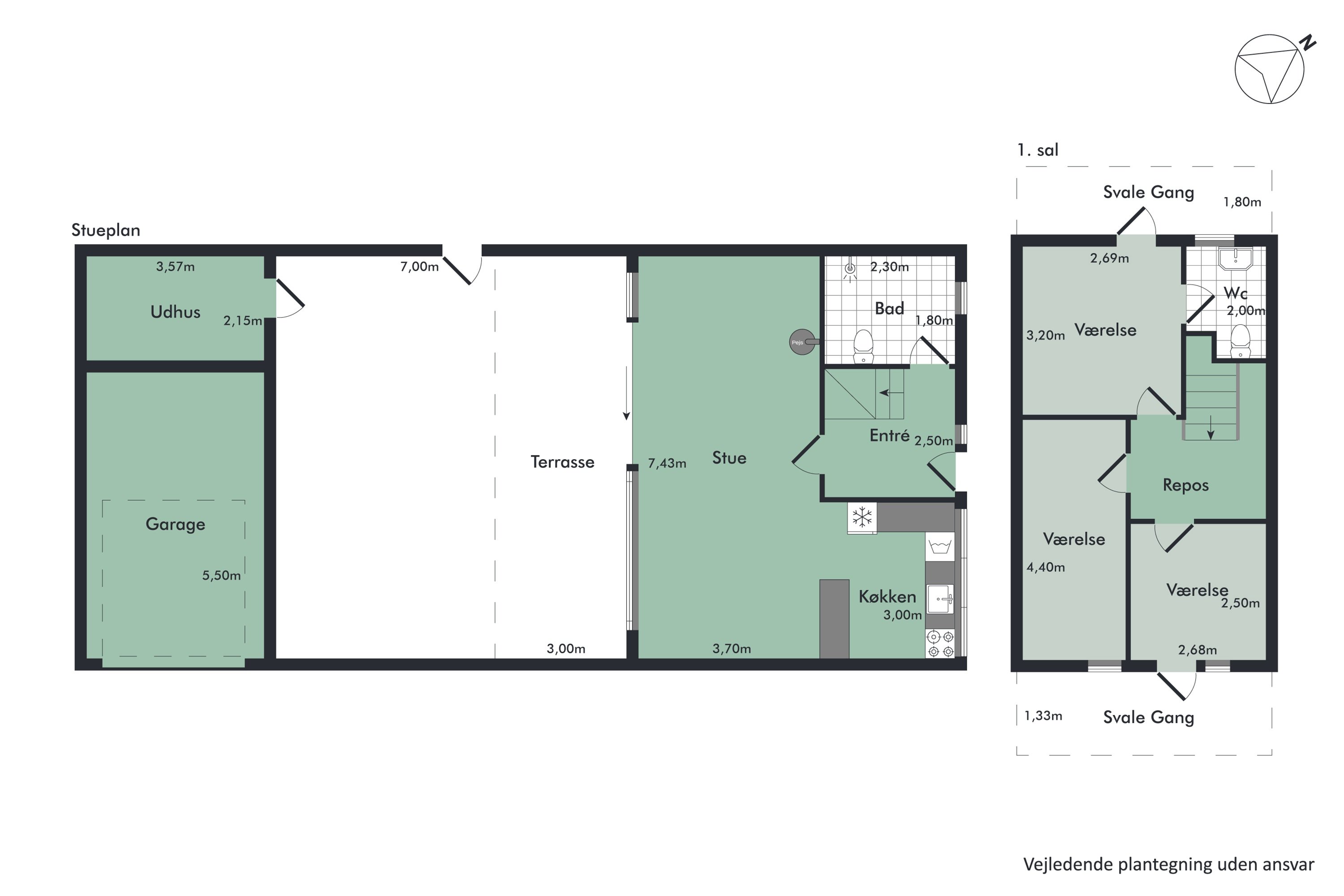 Plantegninger billede af Kongeparken 17, Koldkær, 9370 Hals