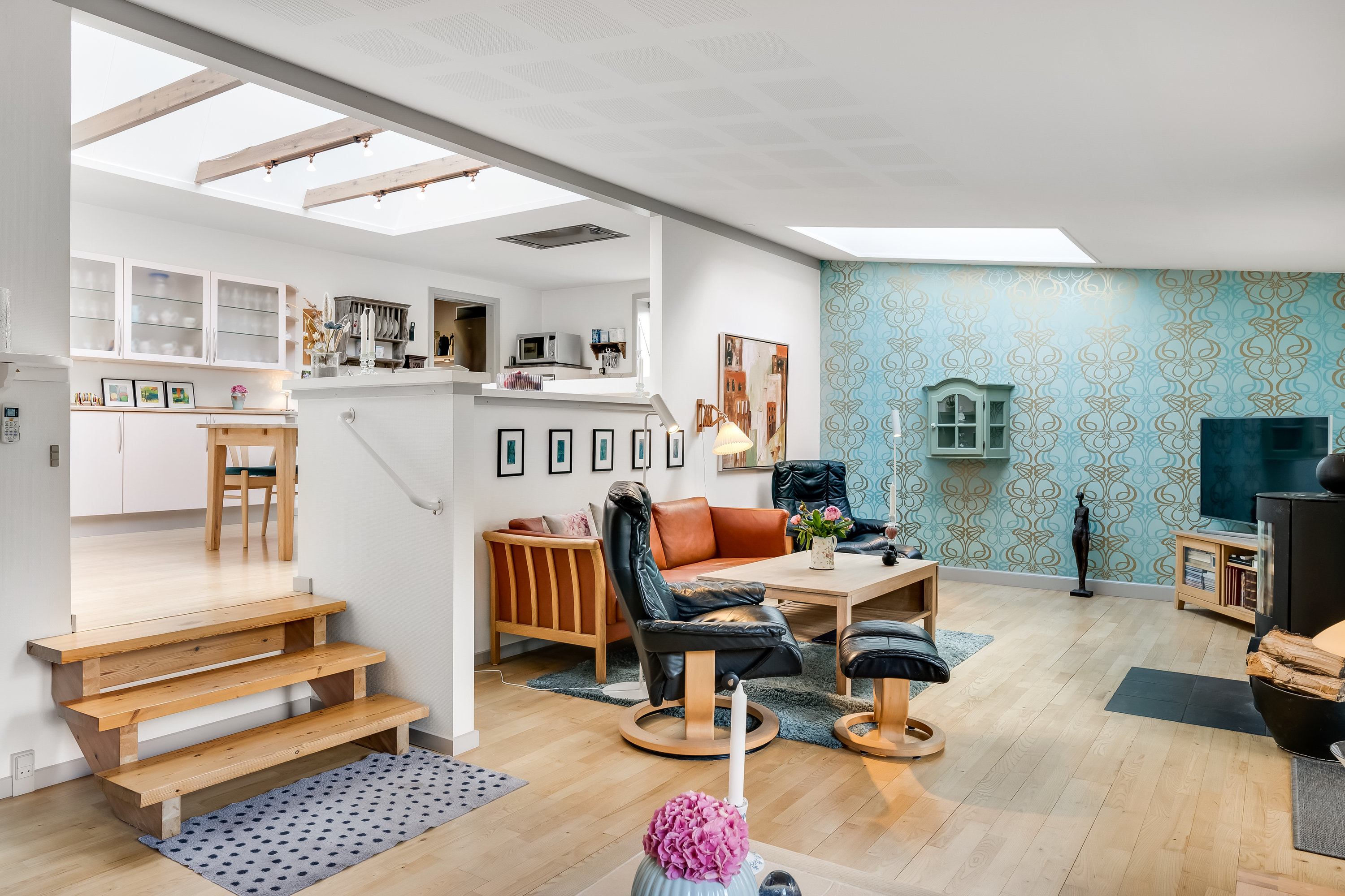 Fremhævet stue billede i fuldskærmstilstand. Billede af Bavnebjerg 10, Nordby, 6720 Fanø