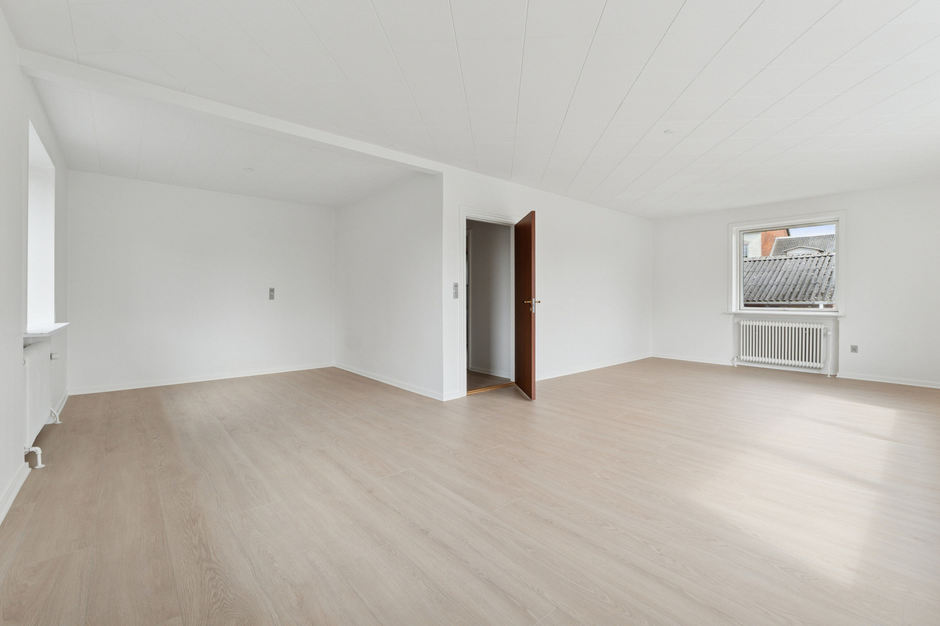 Fremhævet stue billede i fuldskærmstilstand. Billede af Nygade 4, 7760 Hurup Thy