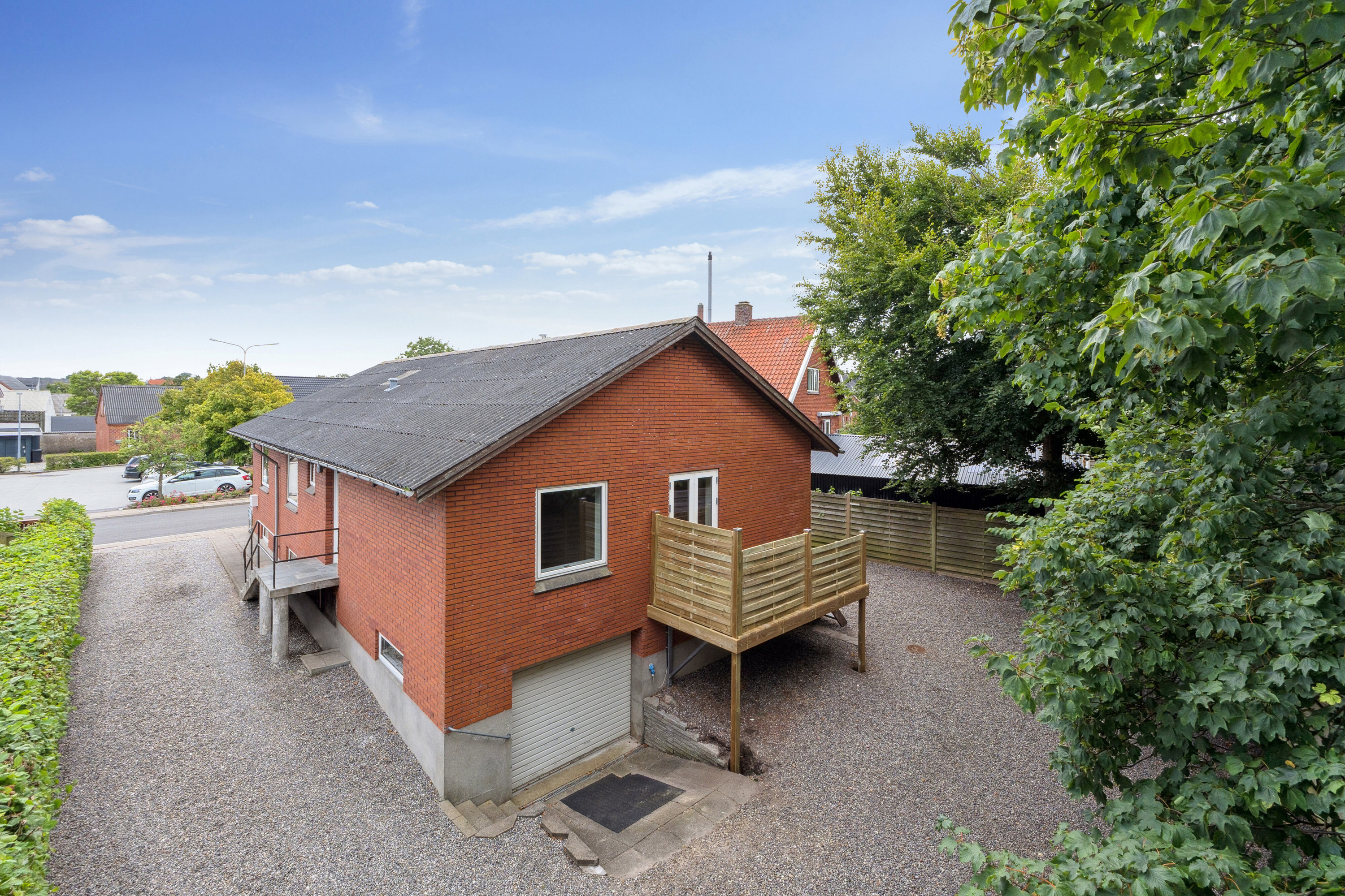 Fremhævet set fra haven billede i fuldskærmstilstand. Billede af Nygade 4, 7760 Hurup Thy