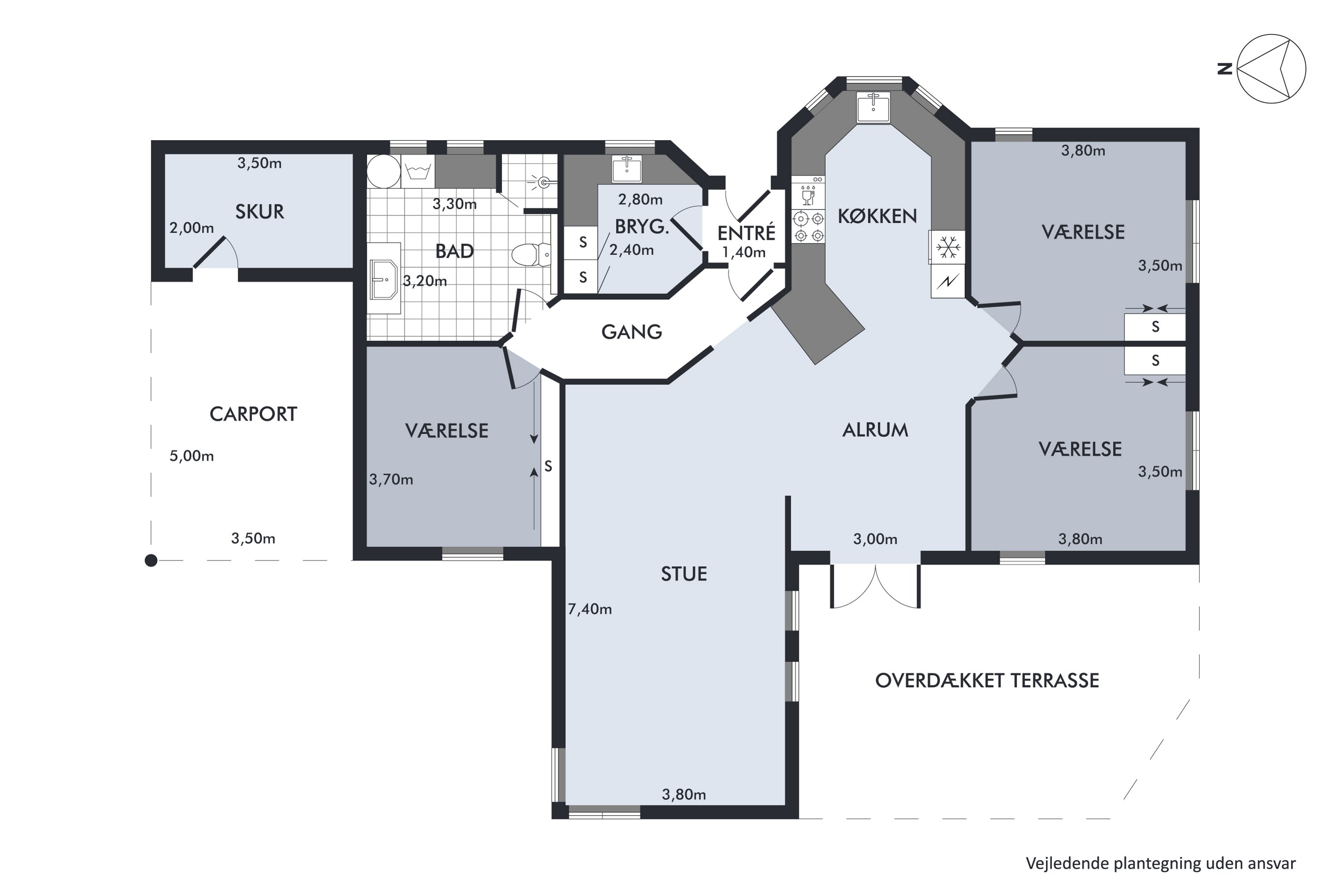 Plantegninger billede af Birkhøjen 57, 8382 Hinnerup