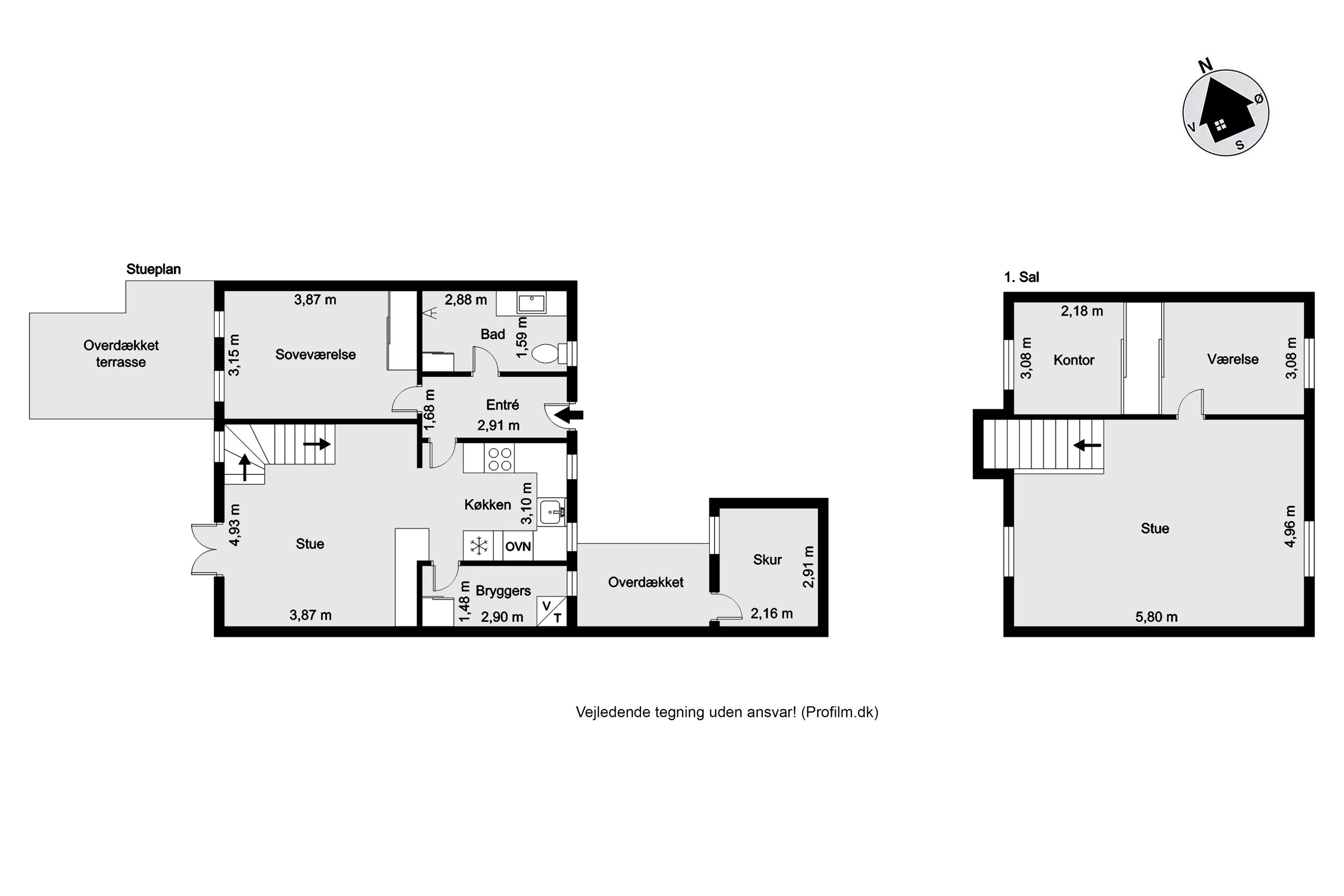 Plantegninger billede af Korsørvej 74, 7400 Herning