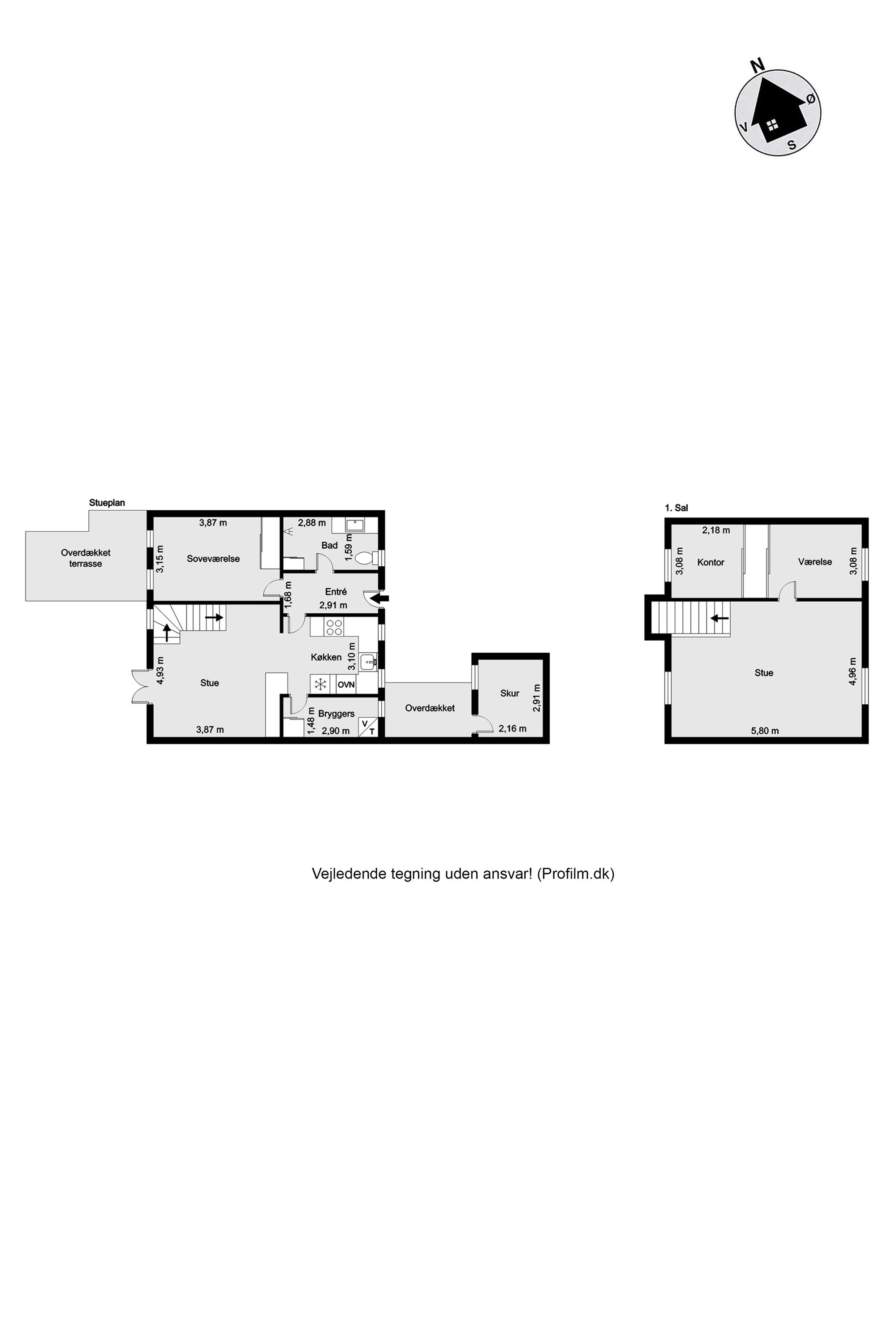 Plantegninger billede af Korsørvej 74, 7400 Herning