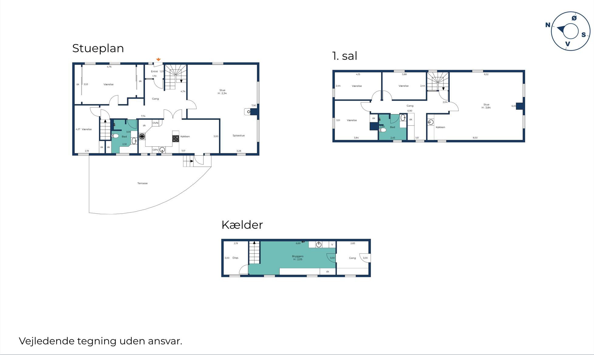 Plantegninger billede af Bagterpvej 204, 9800 Hjørring