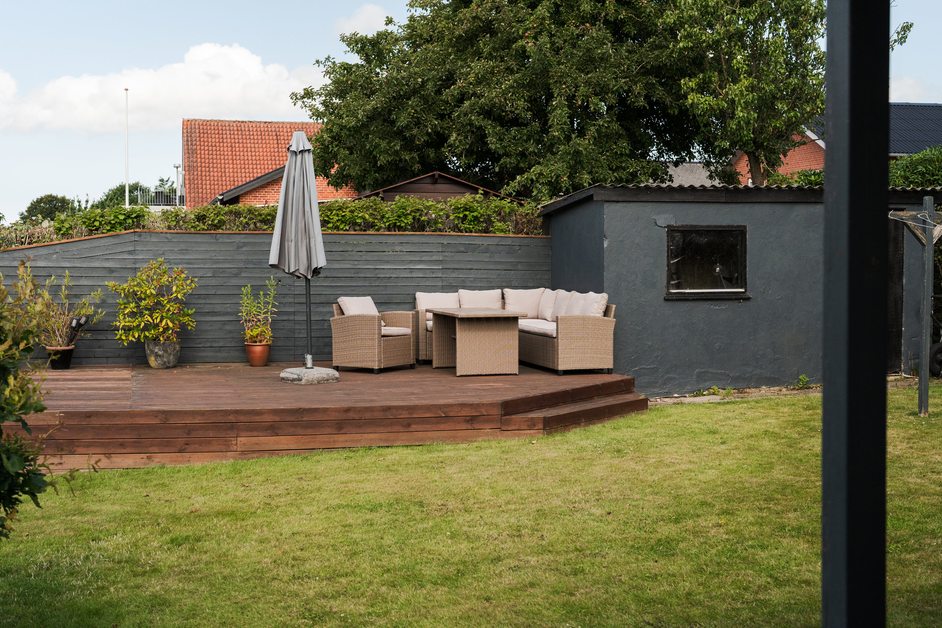 Fremhævet terrasse billede i fuldskærmstilstand. Billede af Thykiersvej 17, Tingstrup, 7700 Thisted