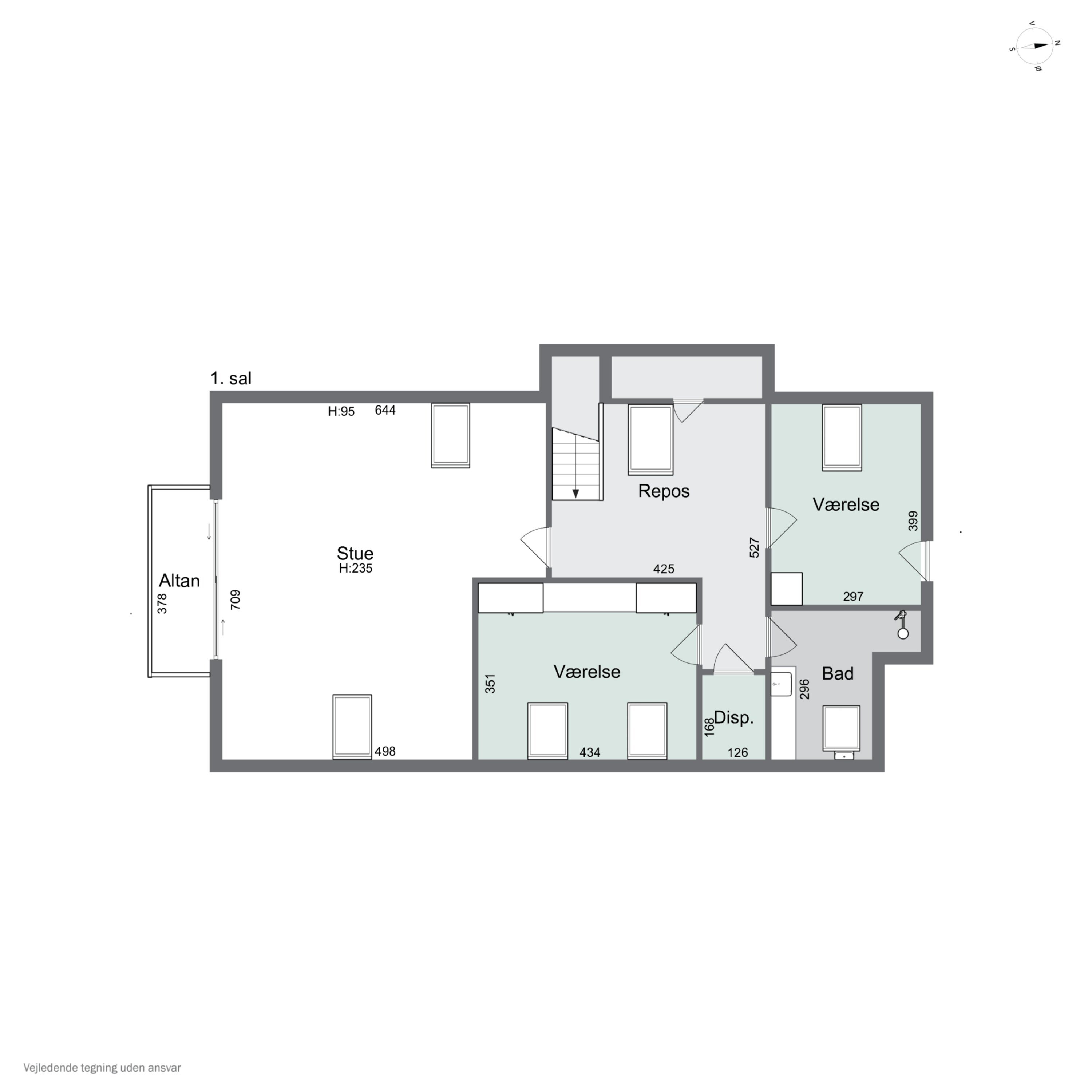 Plantegninger billede af Bøgebakken 22, Ræhr, 7730 Hanstholm