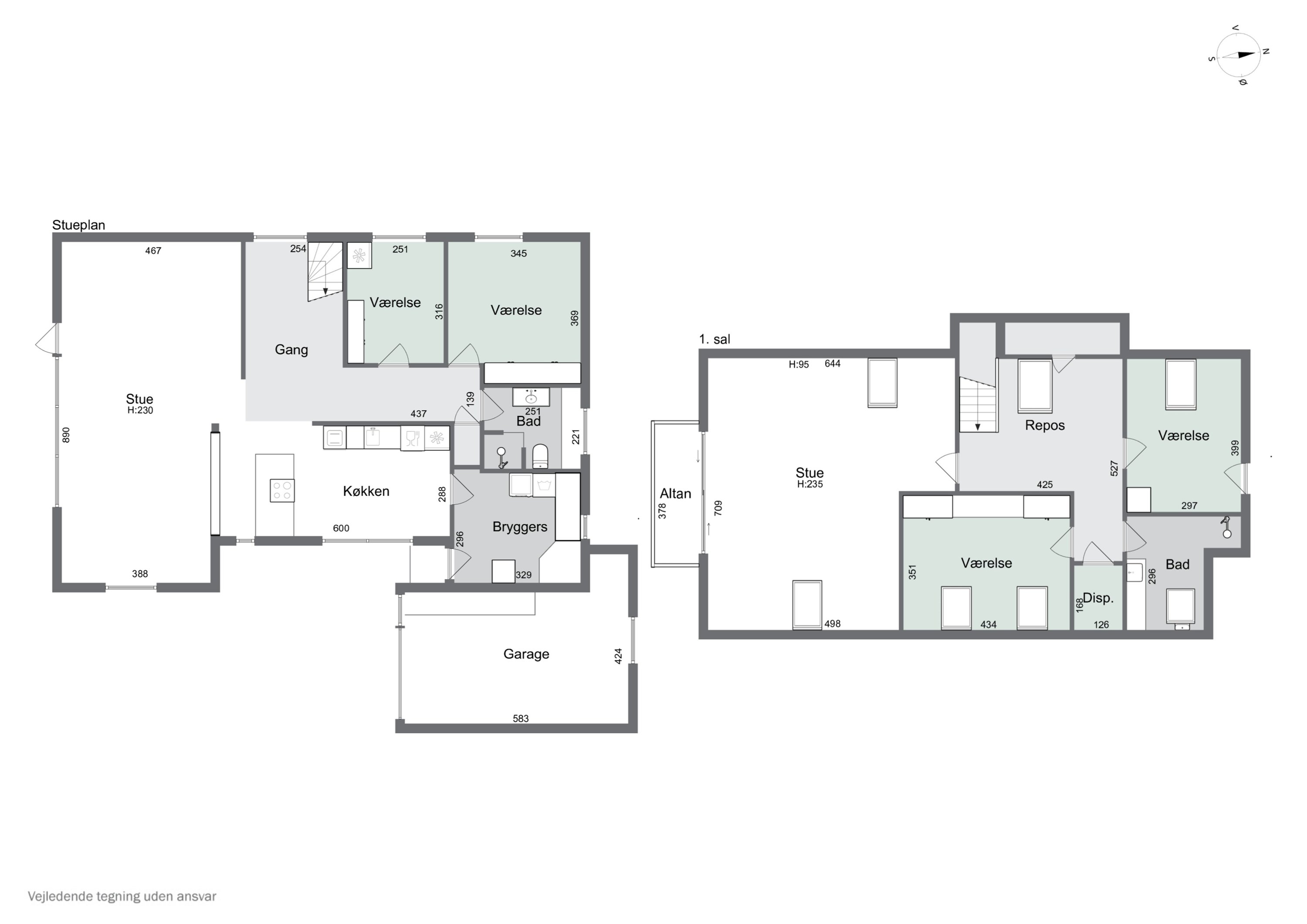 Plantegninger billede af Bøgebakken 22, Ræhr, 7730 Hanstholm