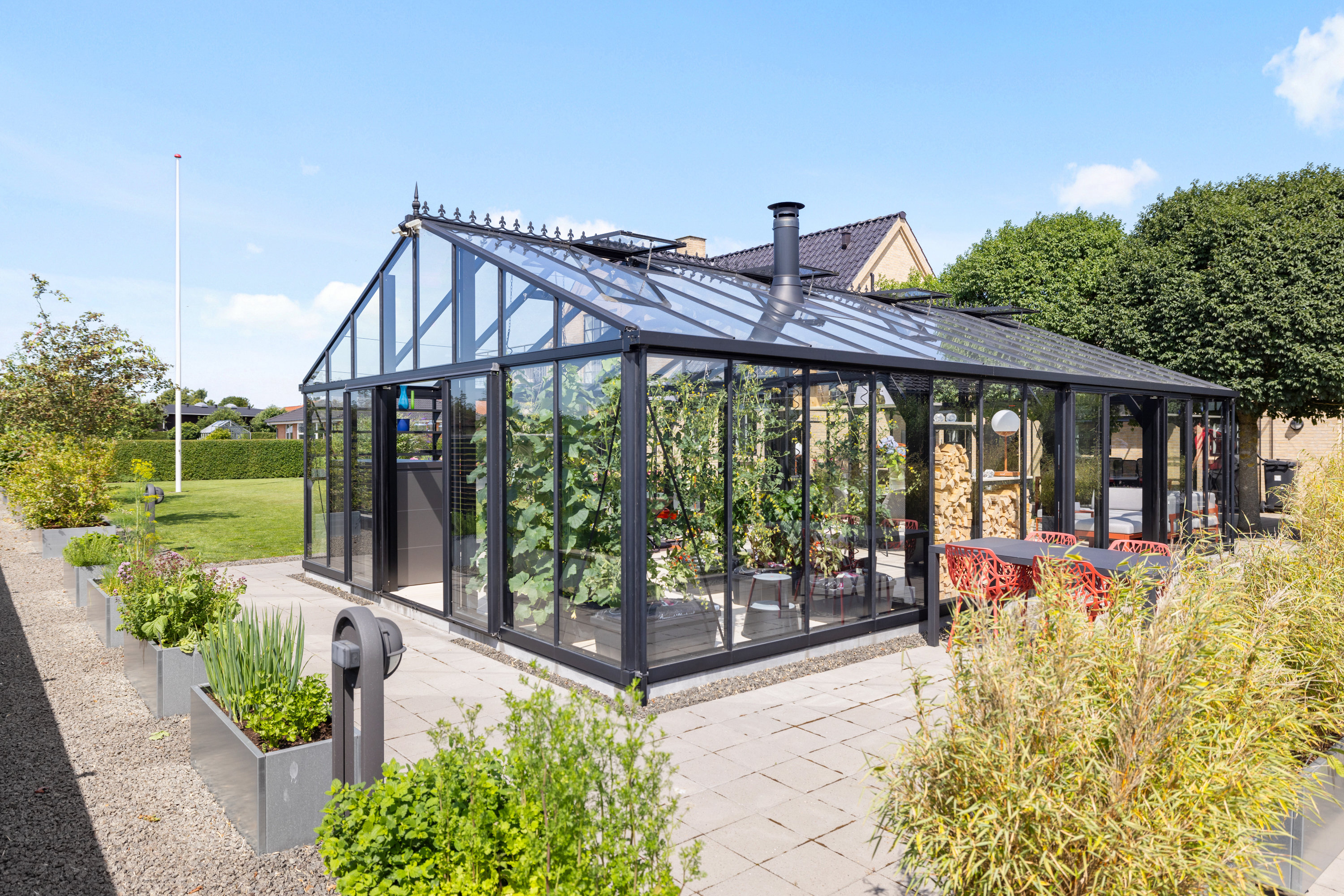 Fremhævet  billede i fuldskærmstilstand. Billede af Møllebakken 46R, Lading, 8471 Sabro