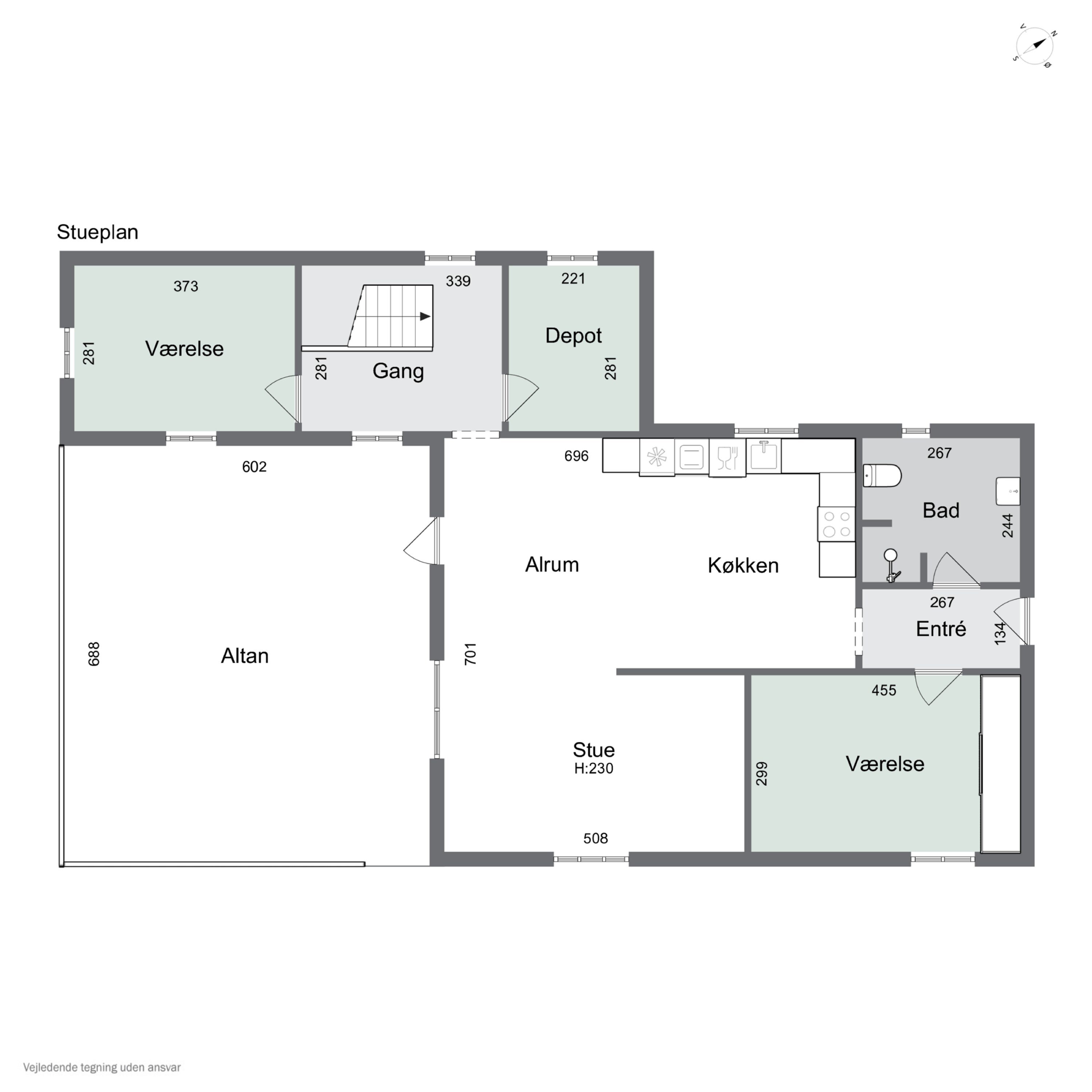 Plantegninger billede af Skovalle 3, 8783 Hornsyld