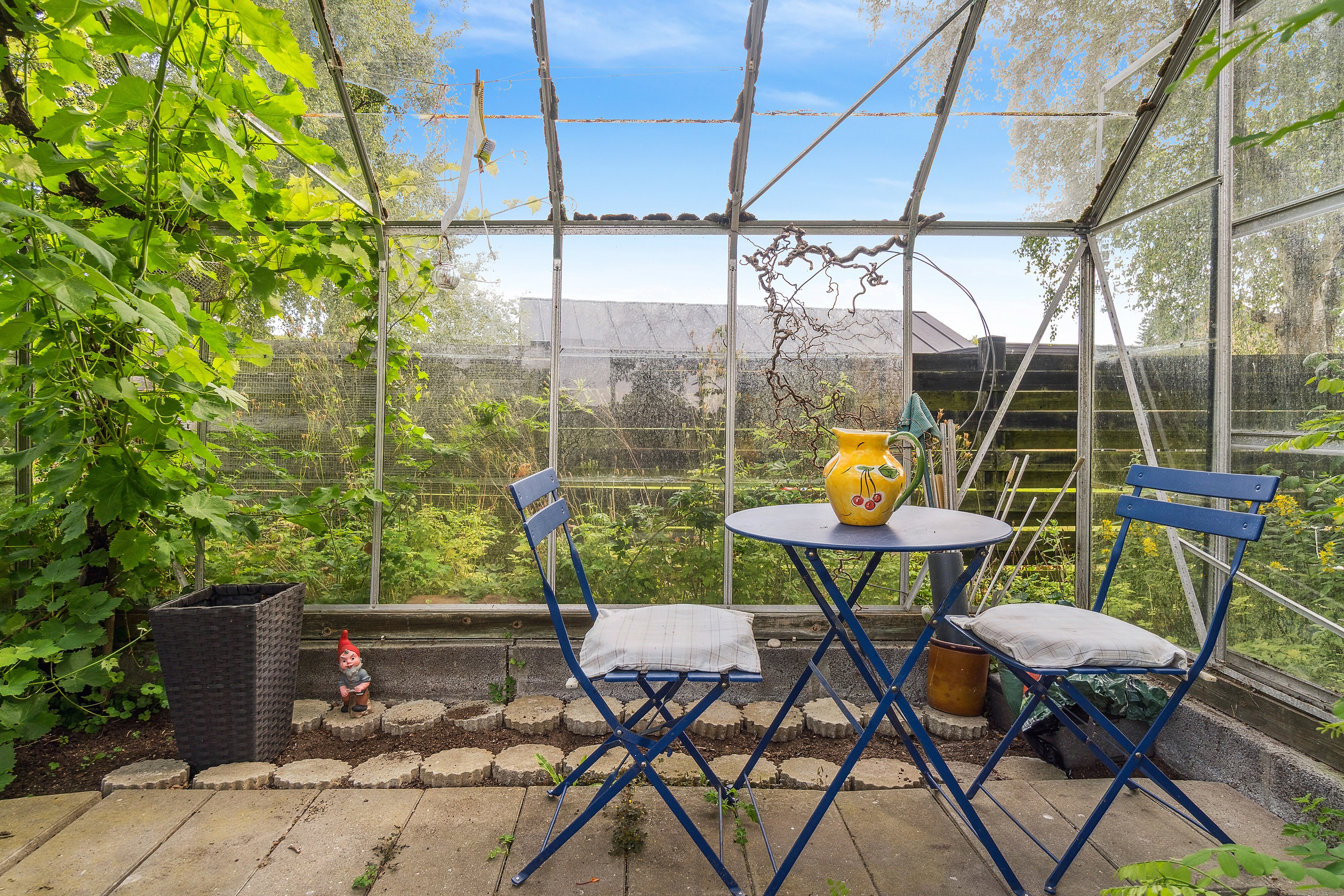 Fremhævet set fra haven billede i fuldskærmstilstand. Billede af Engsvinget 13, 8462 Harlev J