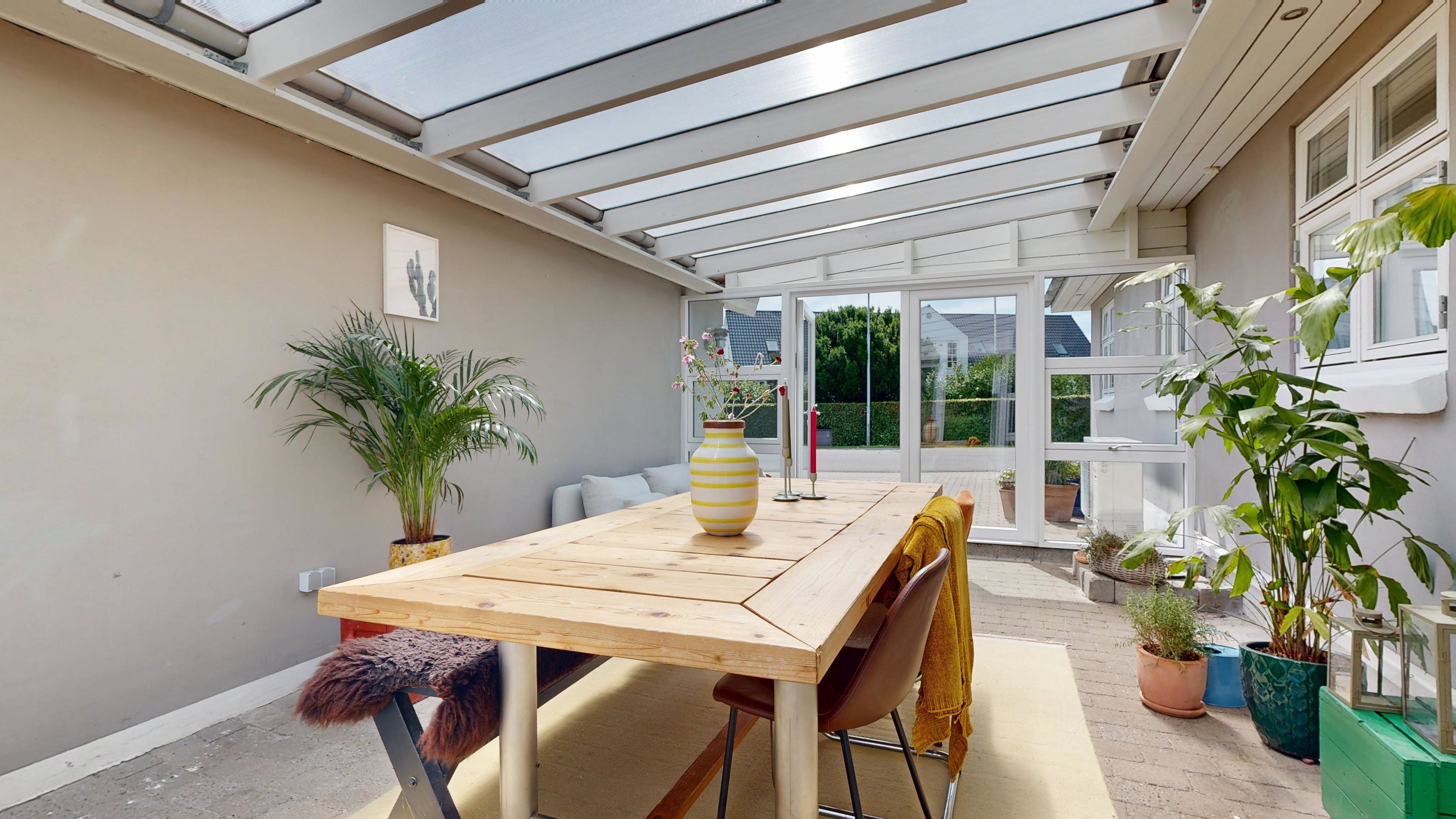 Fremhævet udestue billede i fuldskærmstilstand. Billede af Ustrupvej 17, Ustrup, 8660 Skanderborg