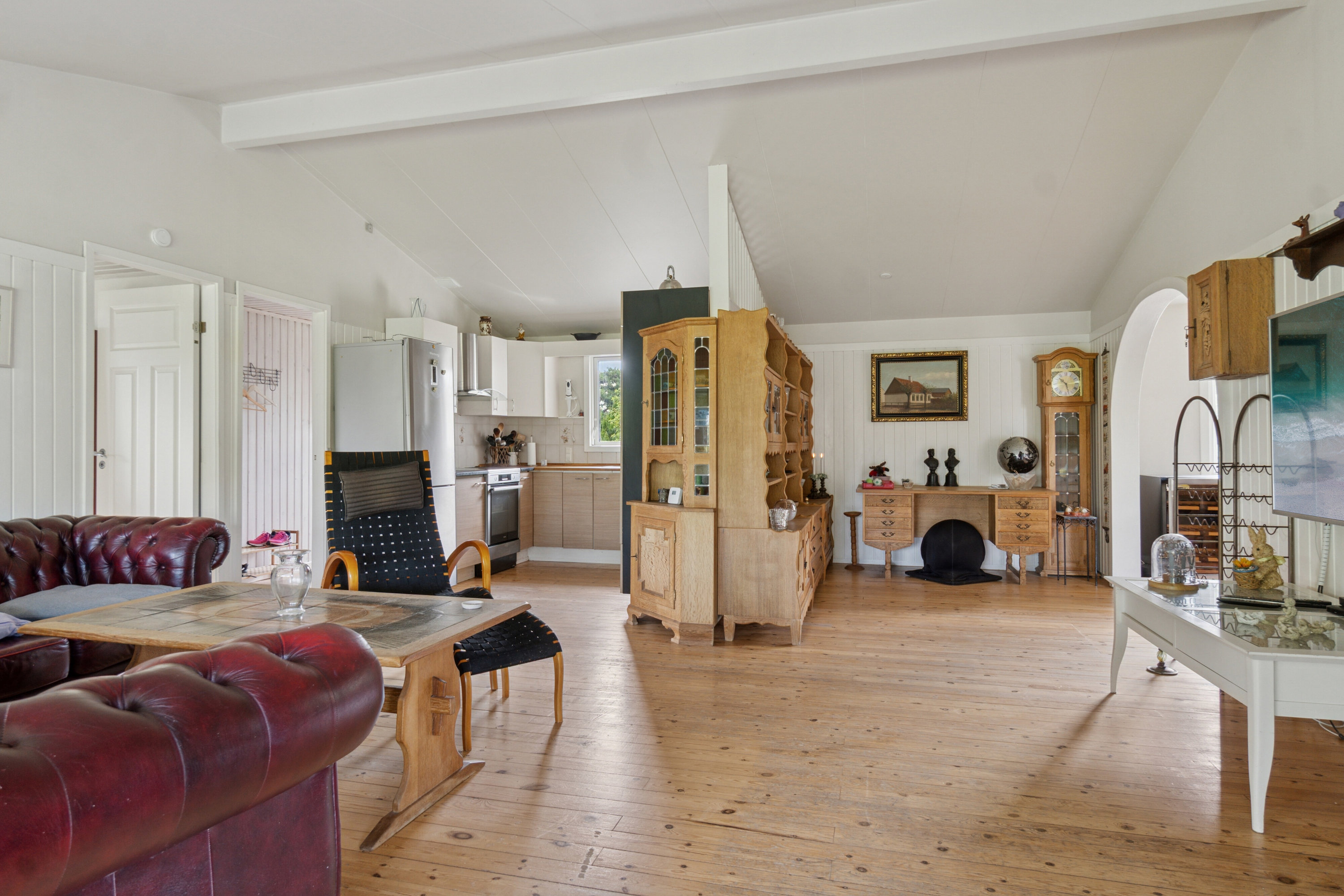 Fremhævet stue billede i fuldskærmstilstand. Billede af Sortmejsevej 6, Ll Kongsmark, 4200 Slagelse