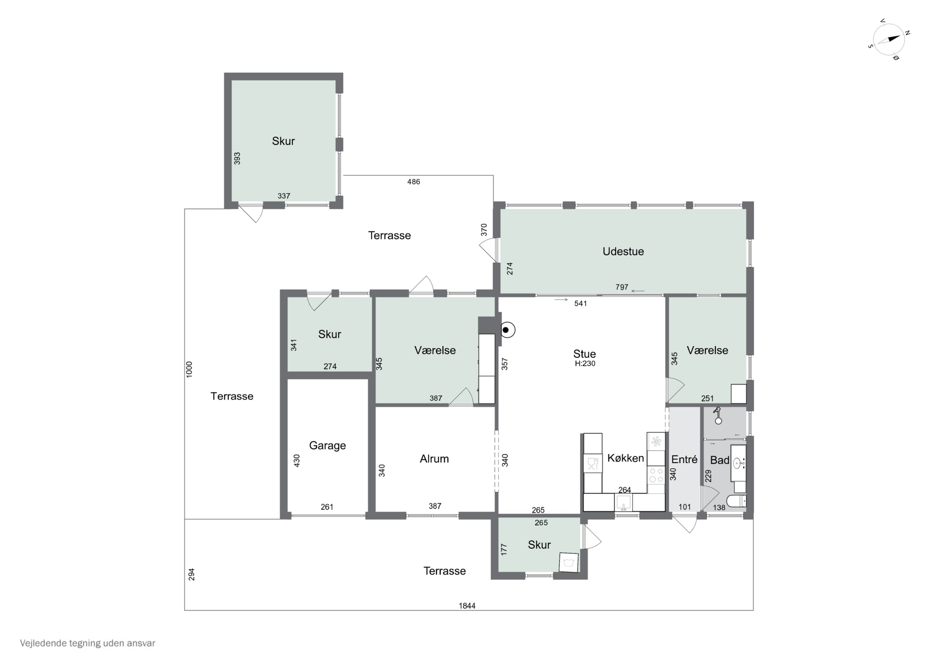 Plantegninger billede af Sortmejsevej 6, Ll Kongsmark, 4200 Slagelse