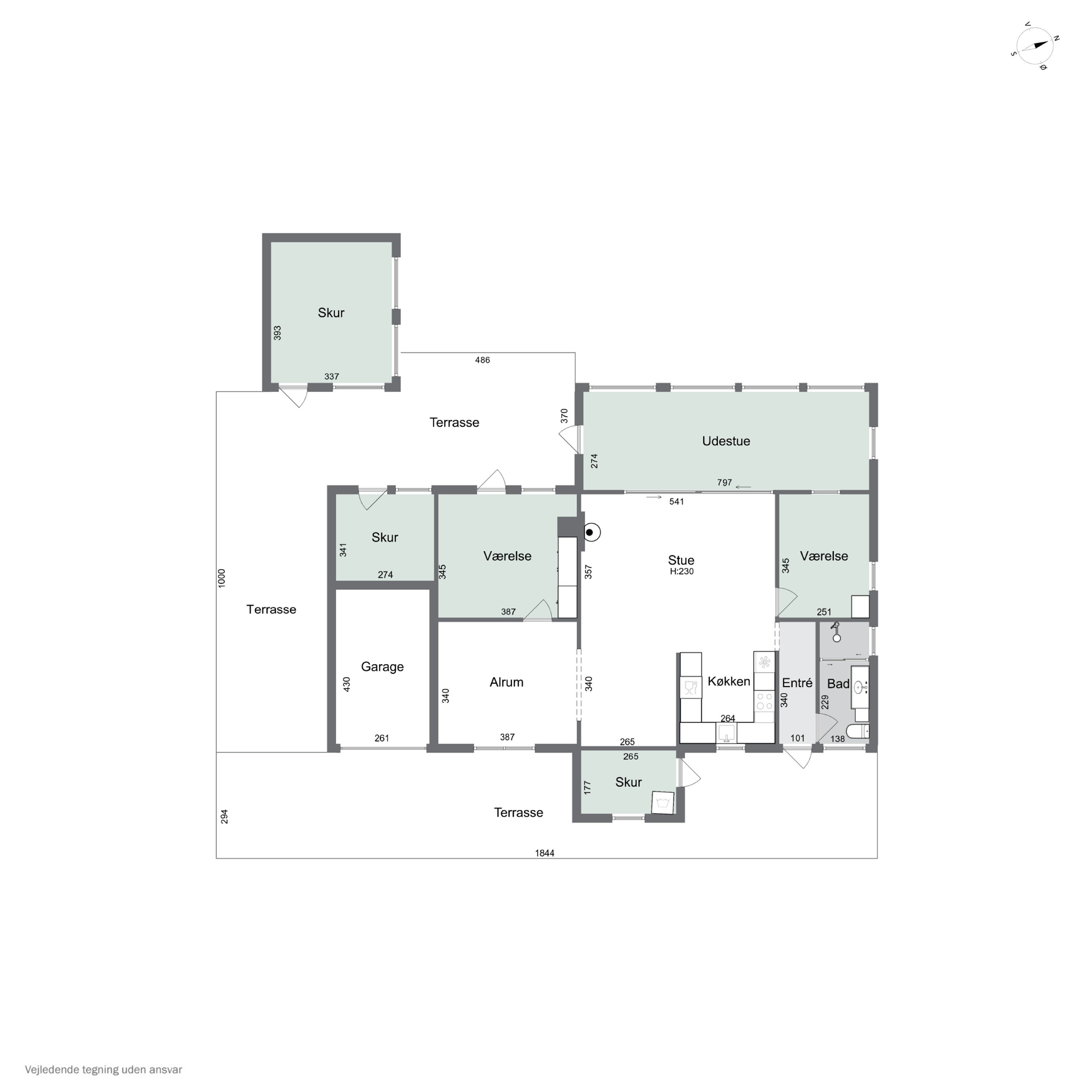 Plantegninger billede af Sortmejsevej 6, Ll Kongsmark, 4200 Slagelse