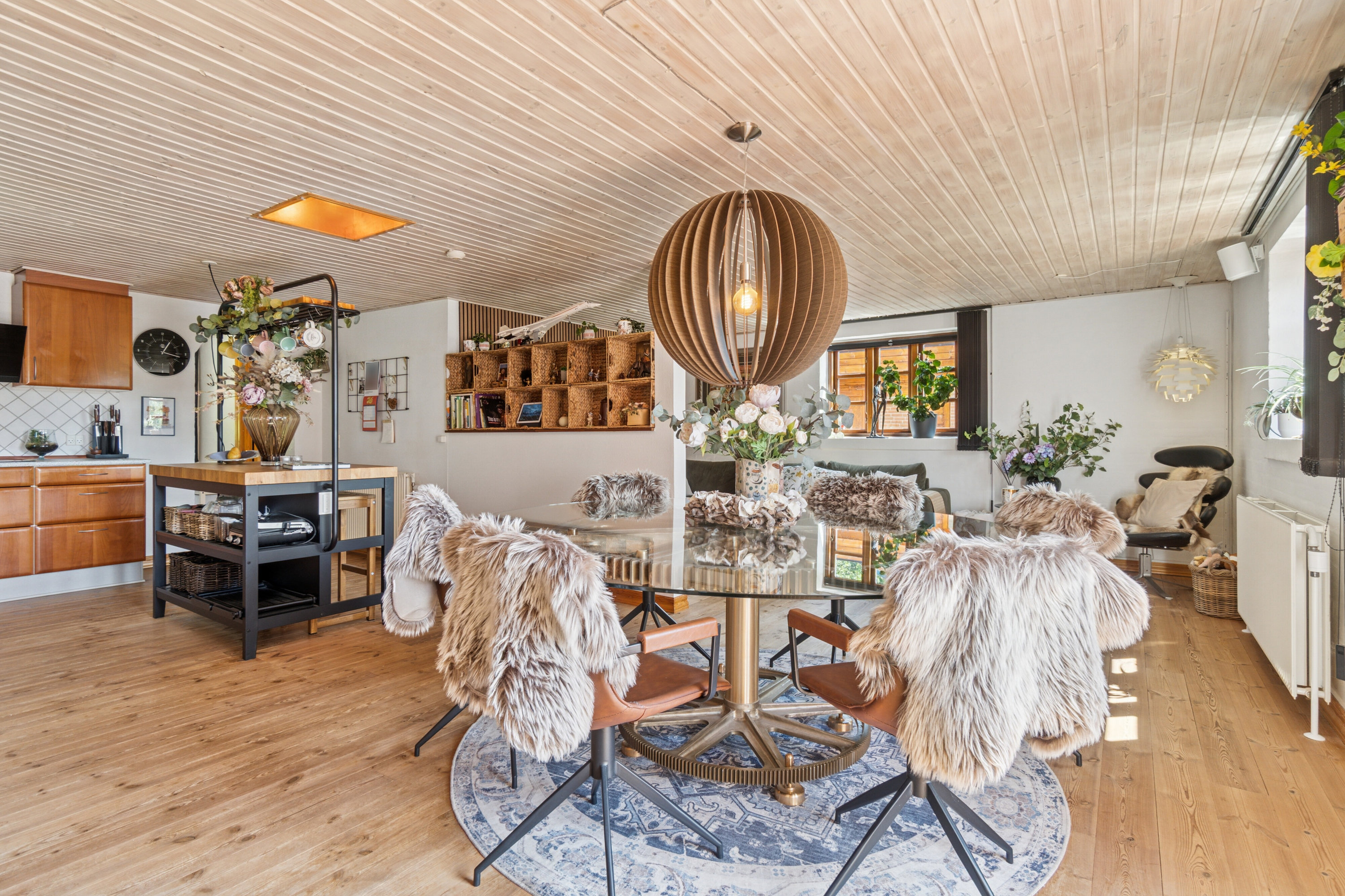 Fremhævet spisestue billede i fuldskærmstilstand. Billede af Skovalle 3, 8783 Hornsyld