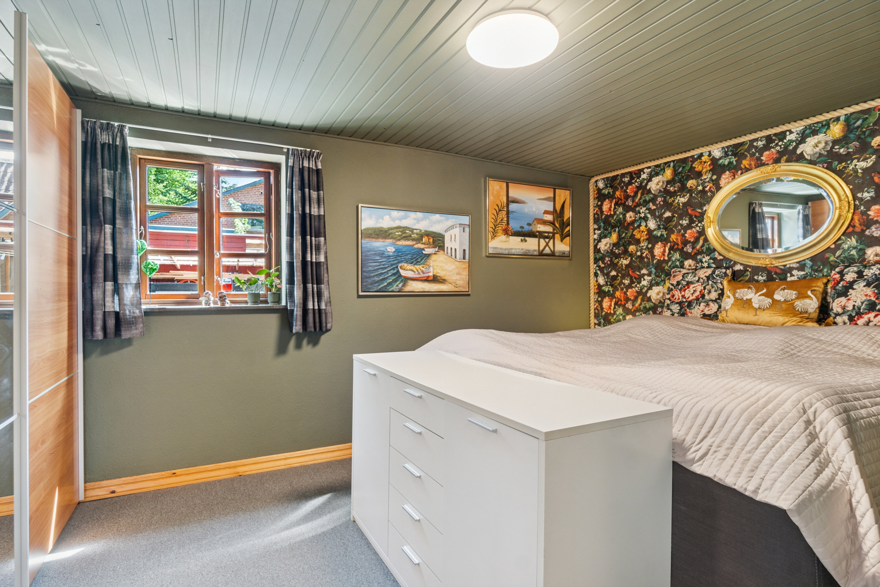 Fremhævet soveværelse billede i fuldskærmstilstand. Billede af Skovalle 3, 8783 Hornsyld