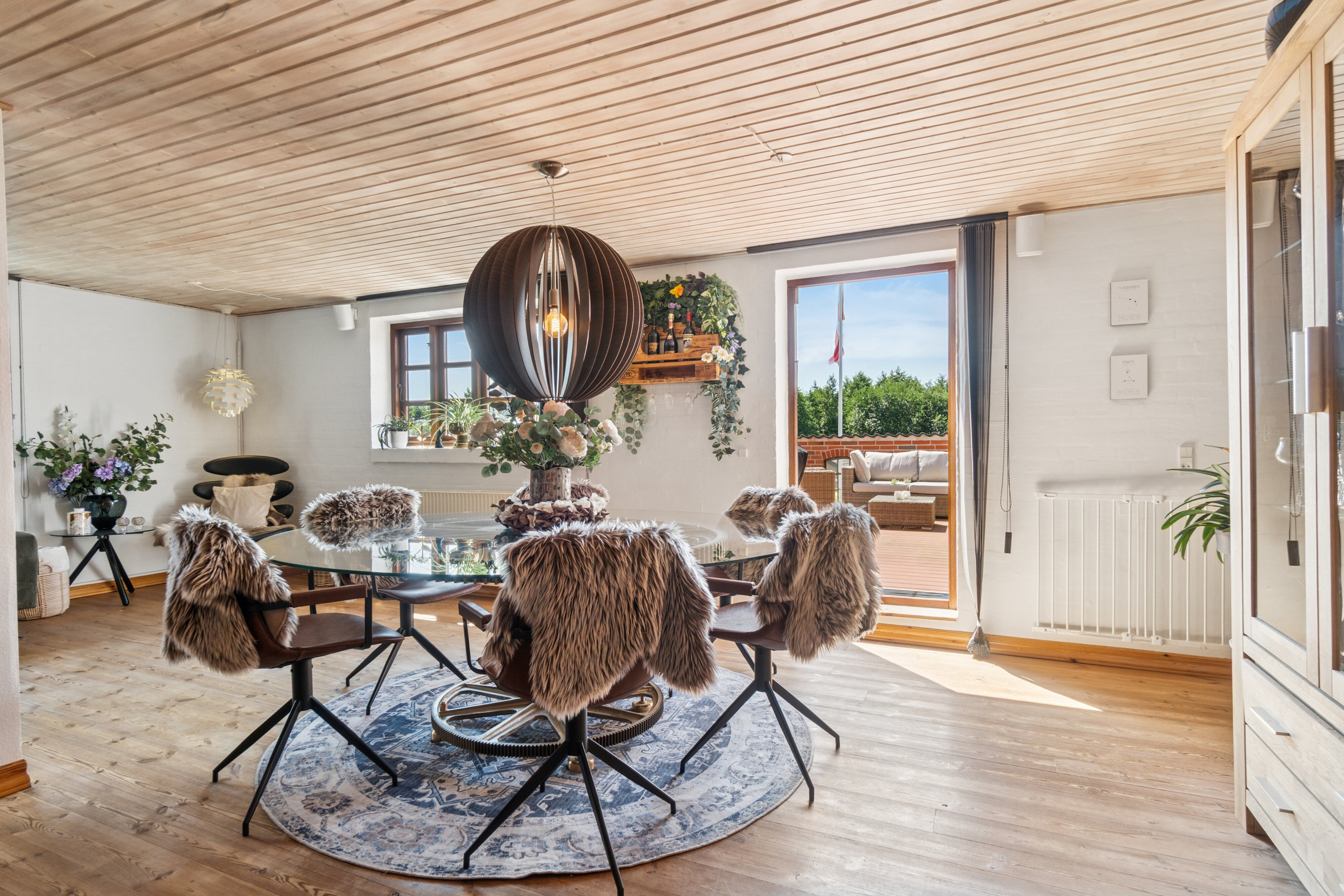 Fremhævet spisestue billede i fuldskærmstilstand. Billede af Skovalle 3, 8783 Hornsyld