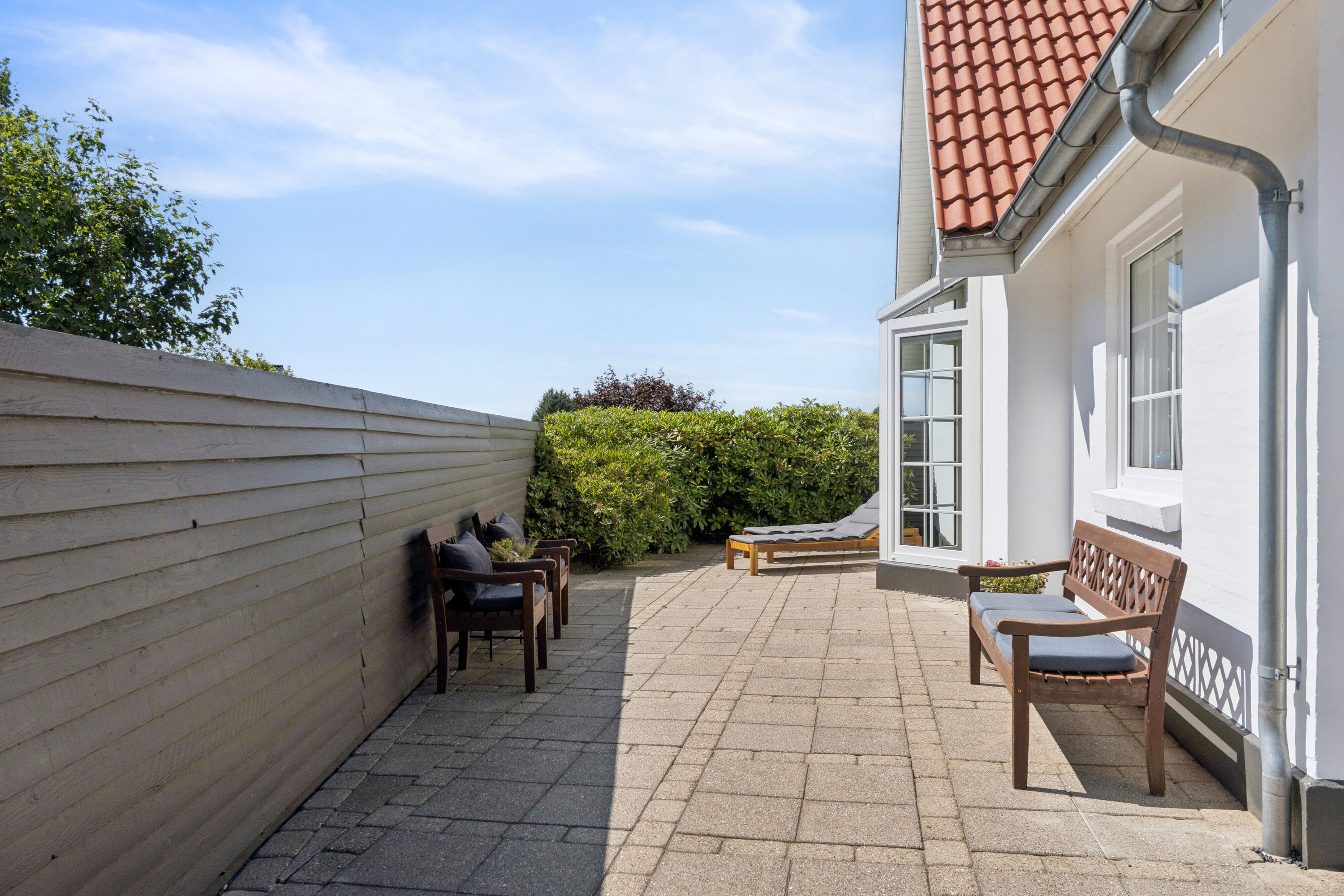 Fremhævet set fra haven billede i fuldskærmstilstand. Billede af Kragkærvej 7, Astrup, 9800 Hjørring