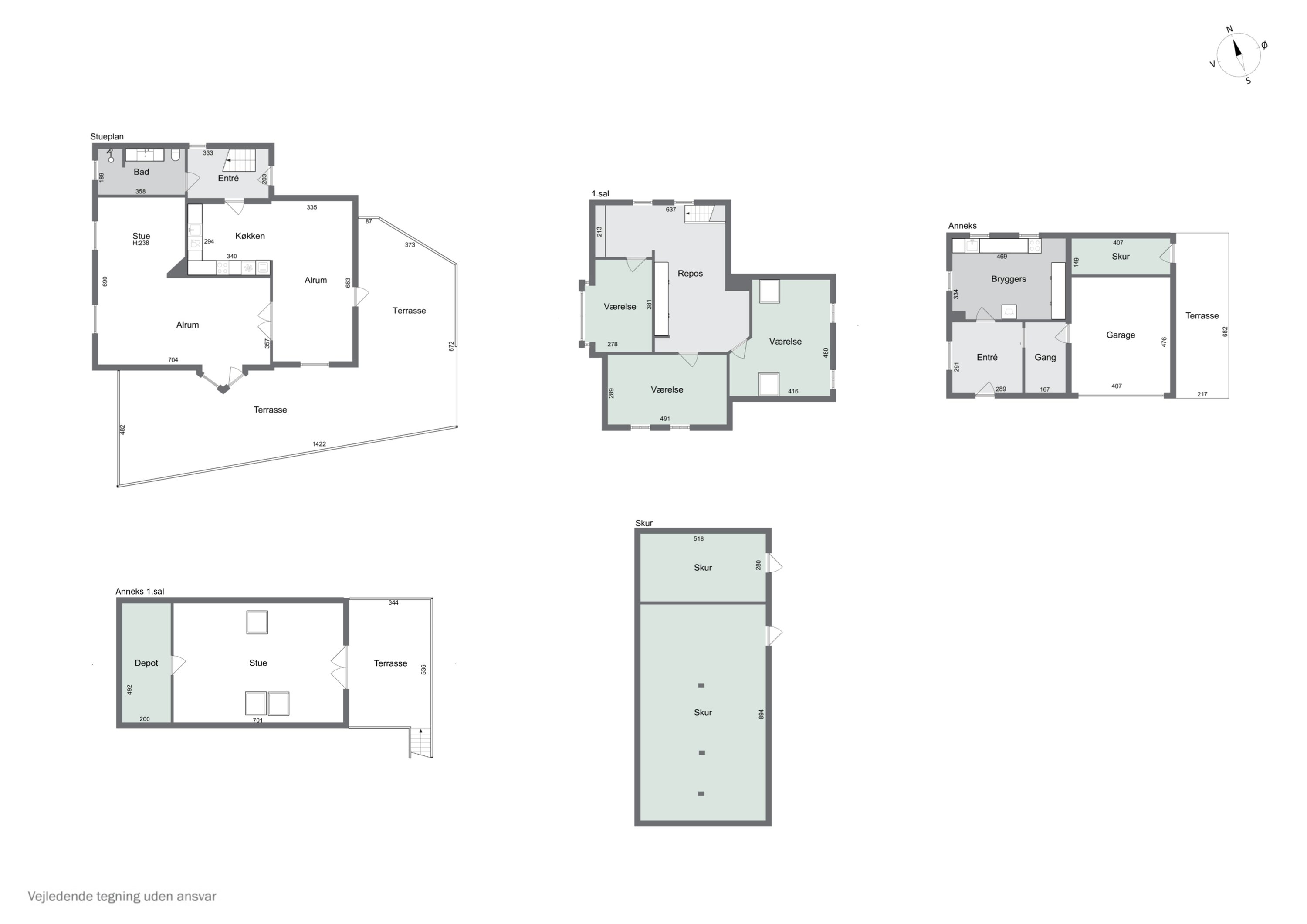 Plantegninger billede af Kragkærvej 7, Astrup, 9800 Hjørring