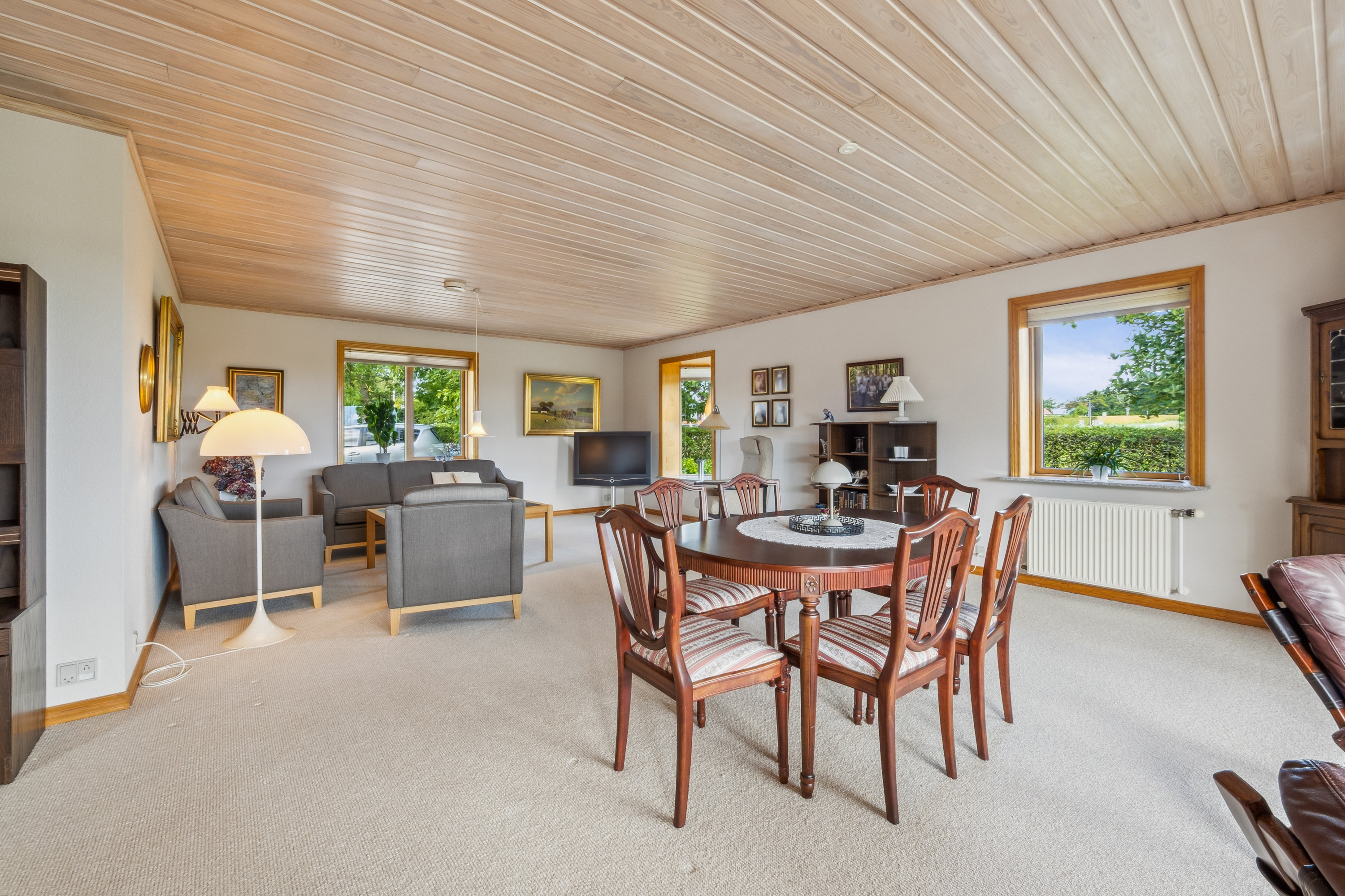 Fremhævet stue billede i fuldskærmstilstand. Billede af Næssundvej 293, Ø Hvidbjerg, 7970 Redsted M