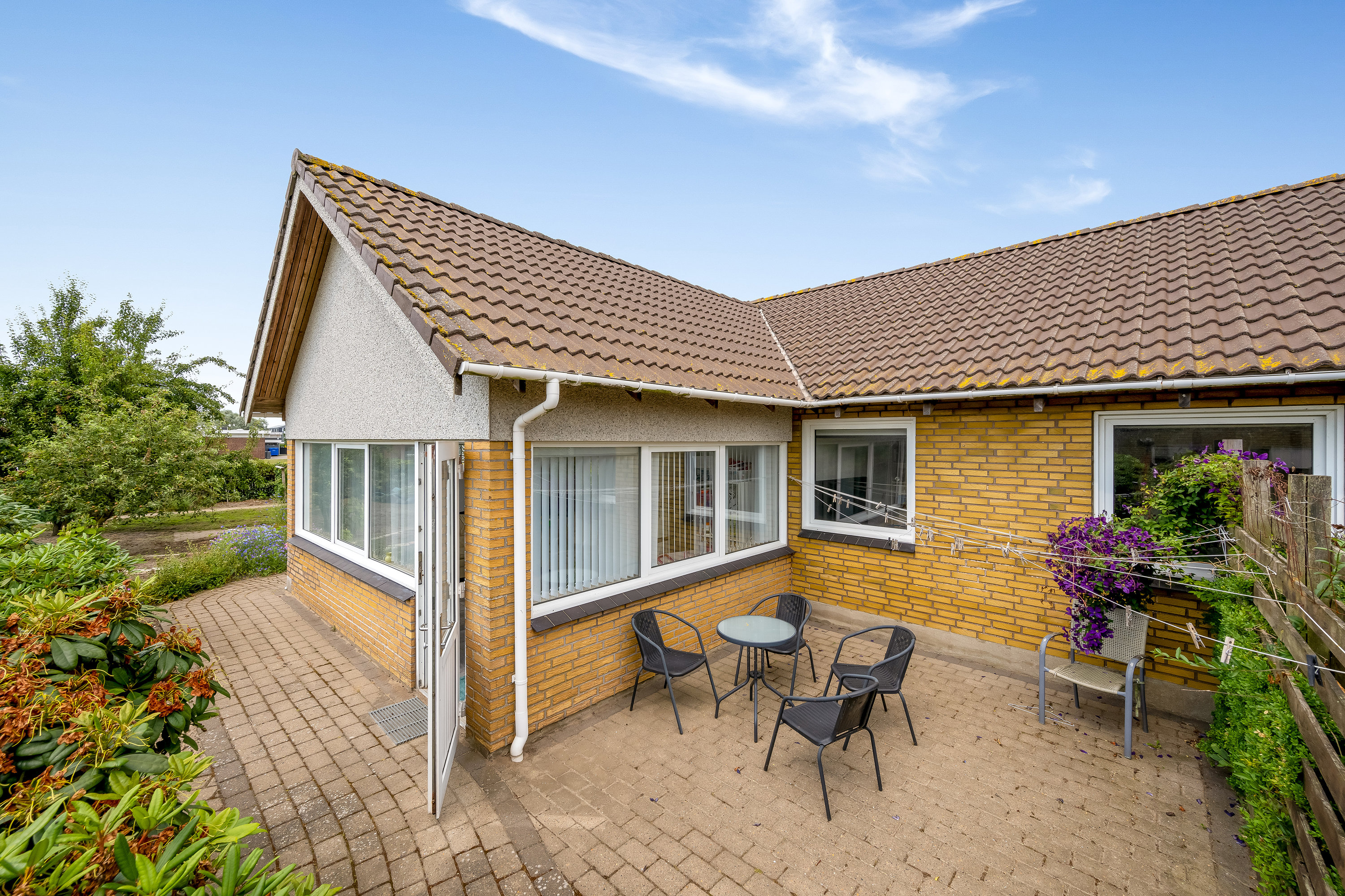 Fremhævet terrasse billede i fuldskærmstilstand. Billede af Marktoften 3, 6950 Ringkøbing