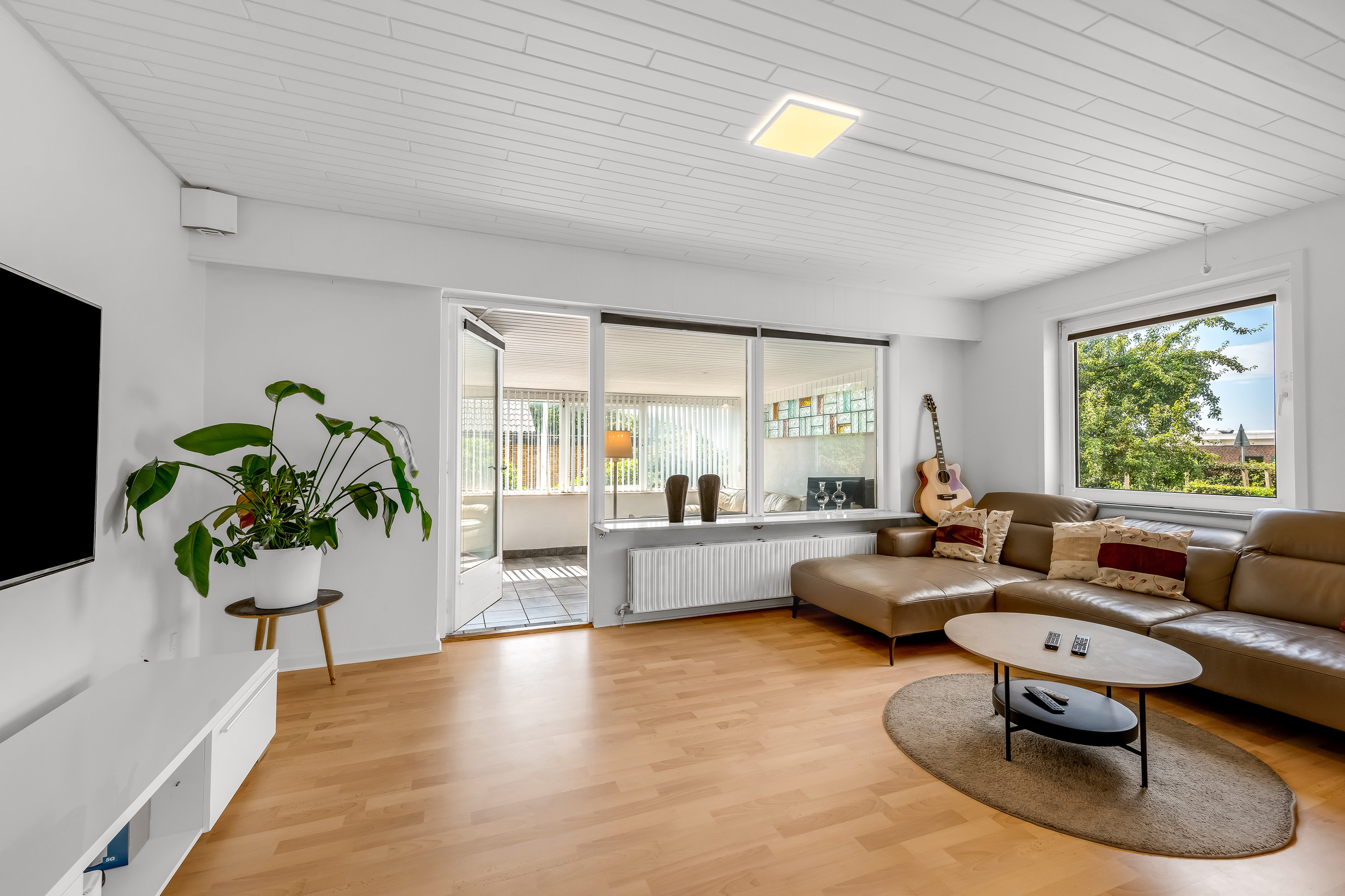 Fremhævet stue billede i fuldskærmstilstand. Billede af Marktoften 3, 6950 Ringkøbing