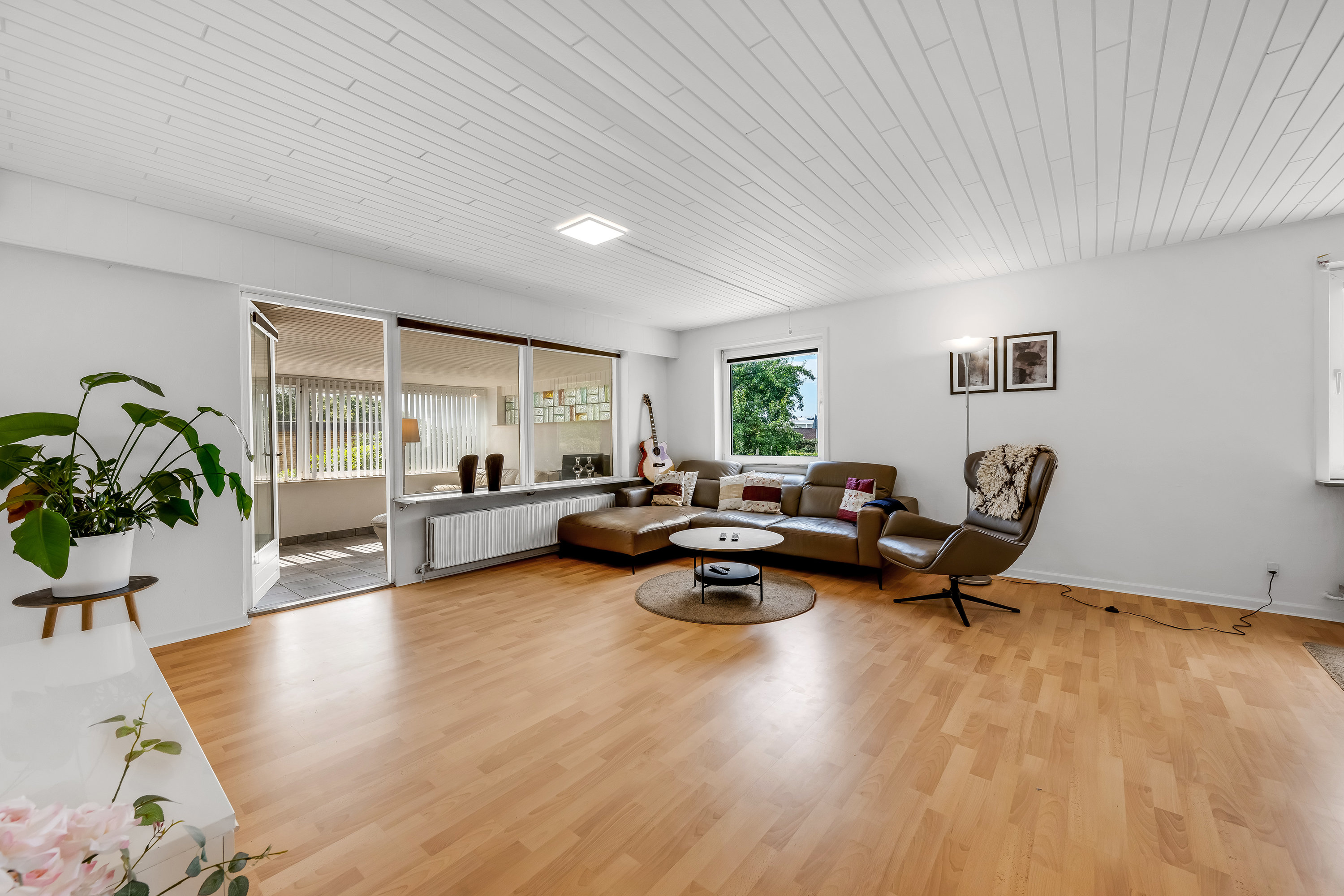 Fremhævet stue billede i fuldskærmstilstand. Billede af Marktoften 3, 6950 Ringkøbing